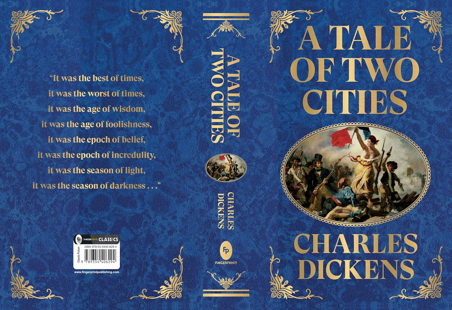 A Tale of Two Cities by Charles Dickens (Deluxe Hardbound Edition) [Hardcover] - versoz.com