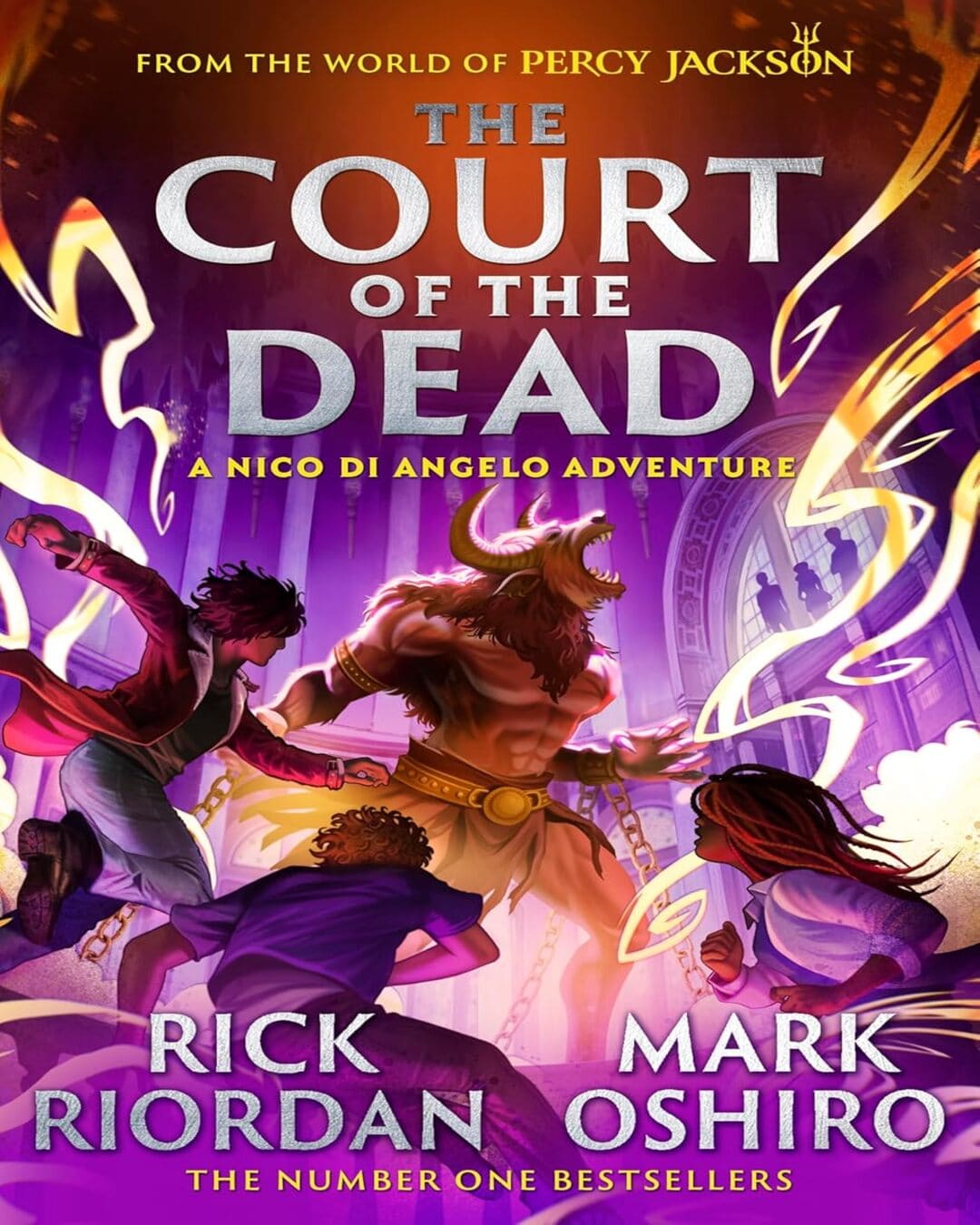 From The World Of Percy Jackson: The Court Of The Dead (The Nico Di Angelo Adventures) by Riordan Rick,Oshiro Mark [Hardcover]