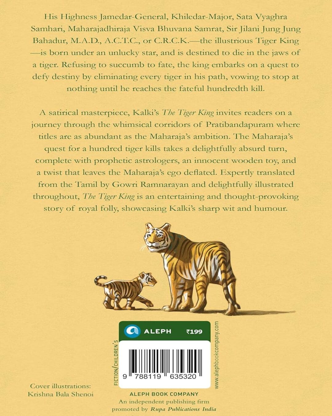 The Tiger King by Kalki [Hardcover]