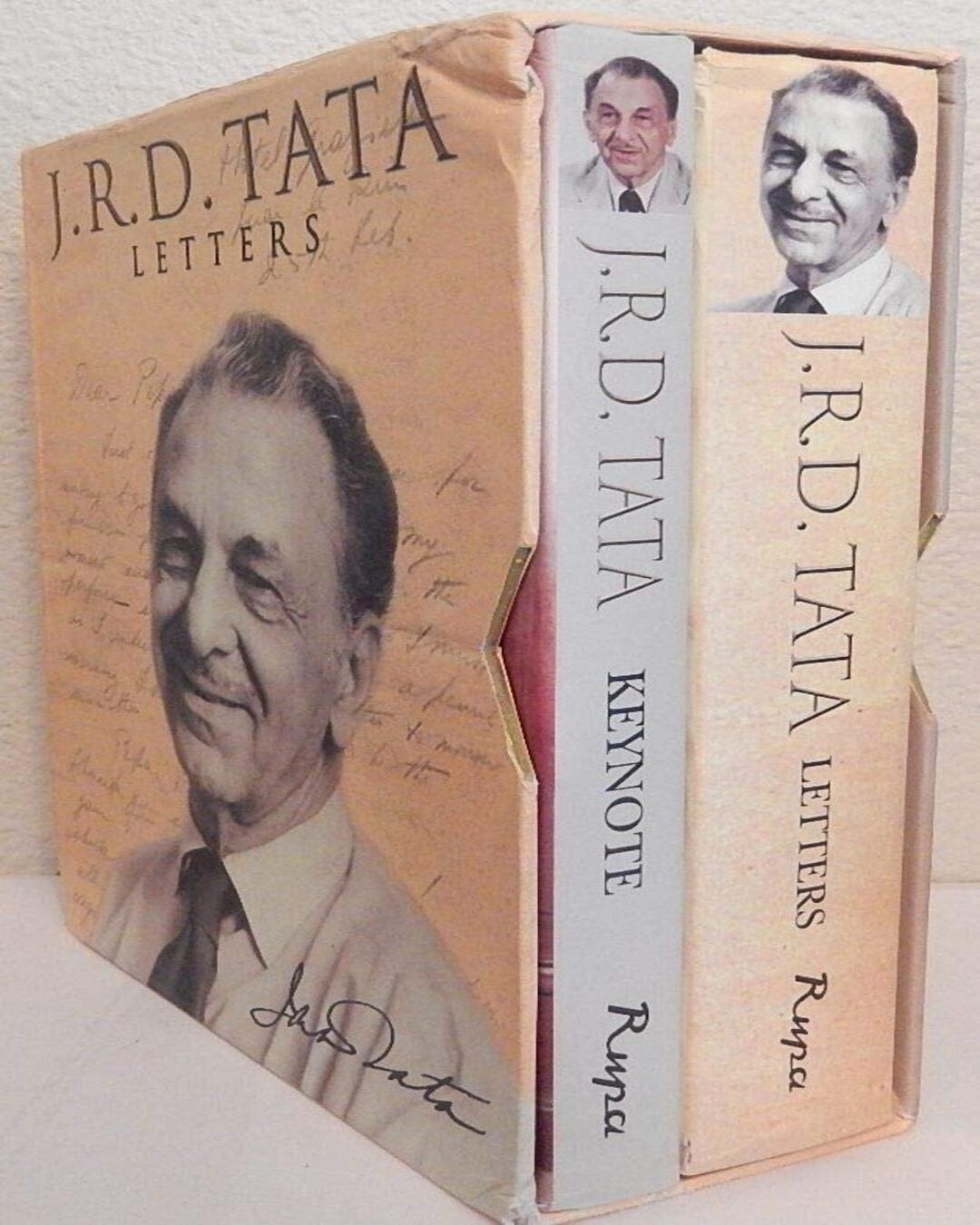 J.R.D. Tata: Letters & Keynote (2 Volume Set)  by J.R.D. Tata [Hardcover]