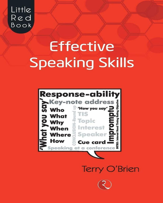 LITTLE RED BOOK: Effective Speaking Skills by Terry O' Brien [Paperback]
