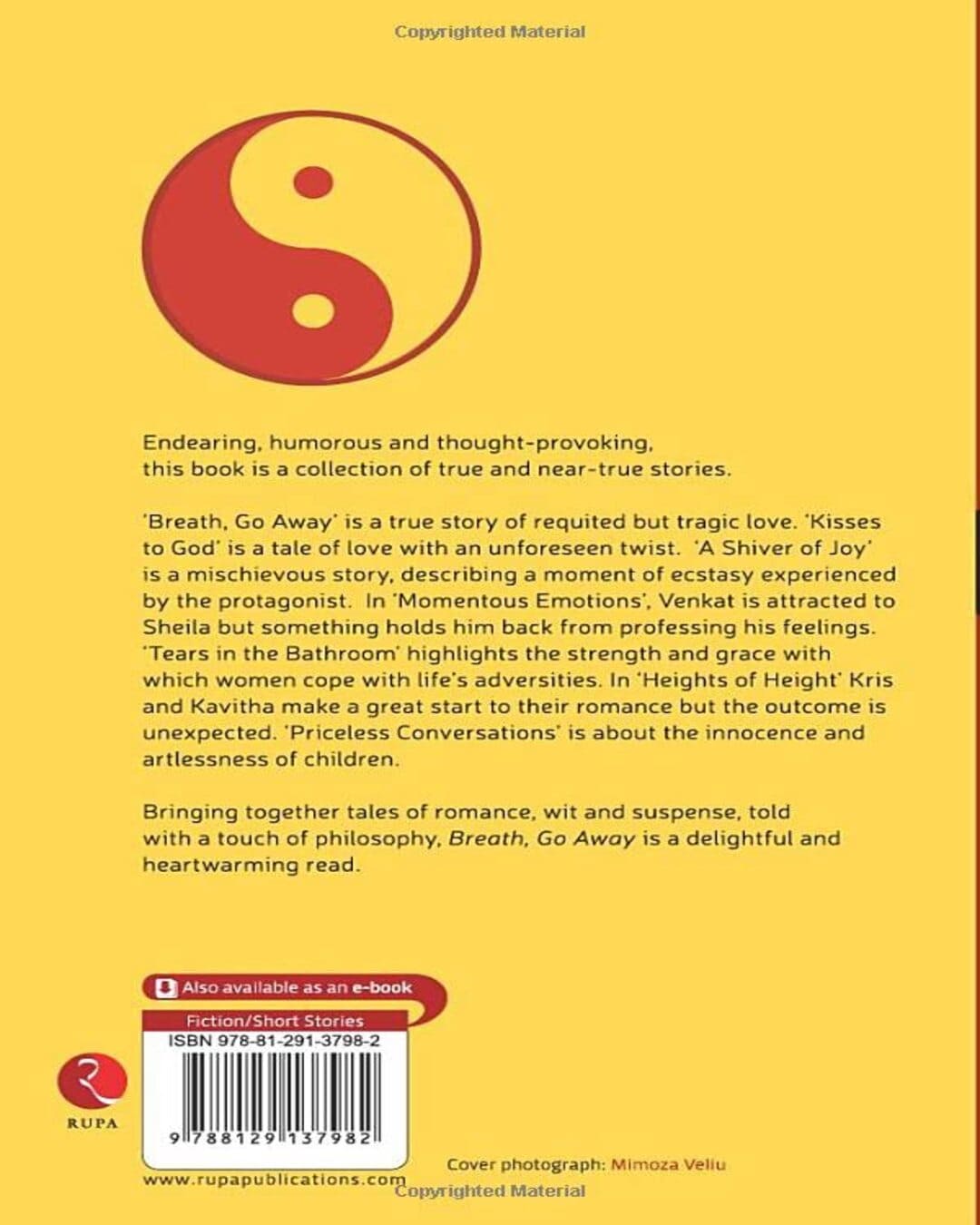 Breath, Go Away and Other Stories by Sriman Narayanan [Paperback]