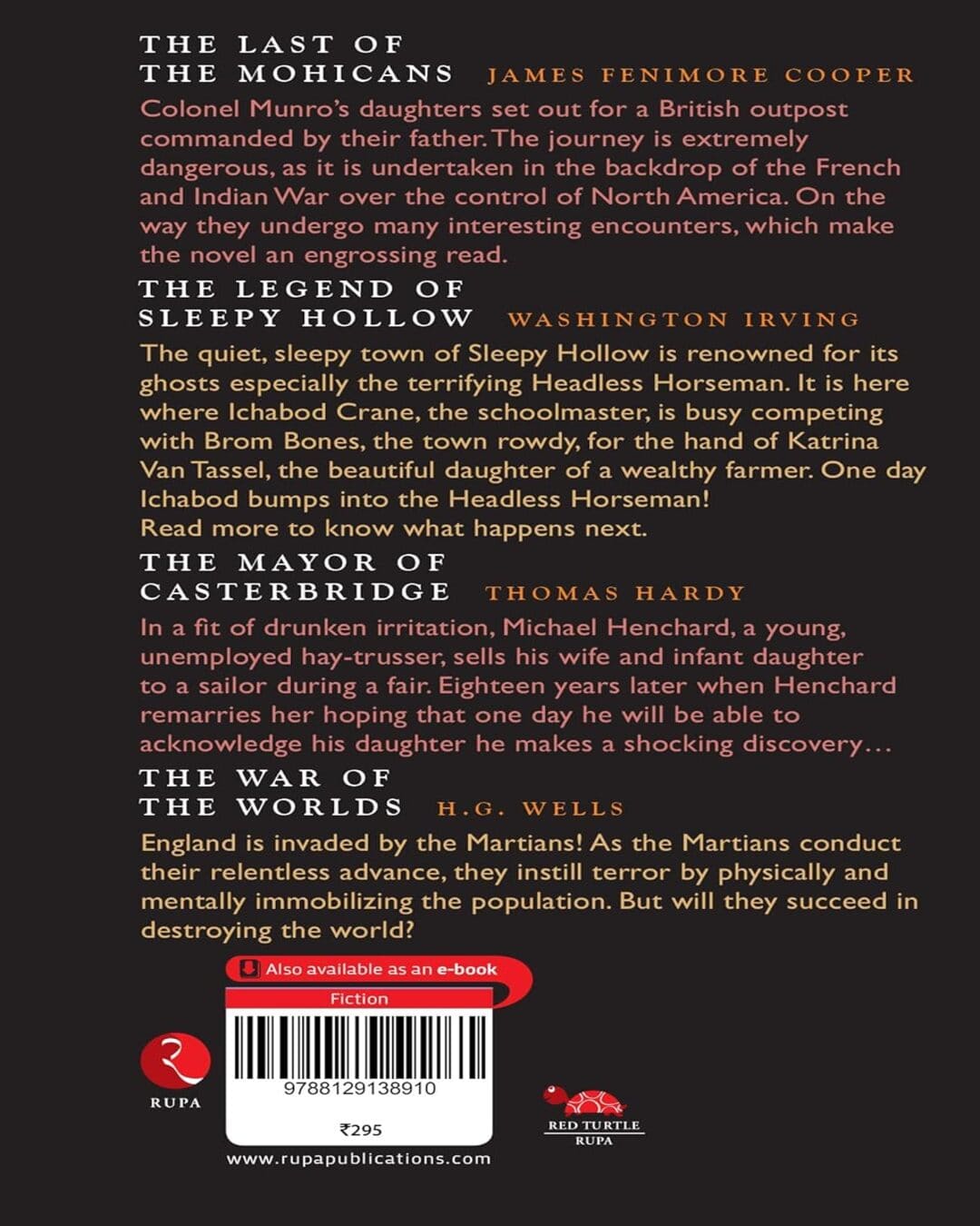 Junior Classics Book 7 J F Cooper, W Irving, T Hardy, H.G.Wells [Paperback]