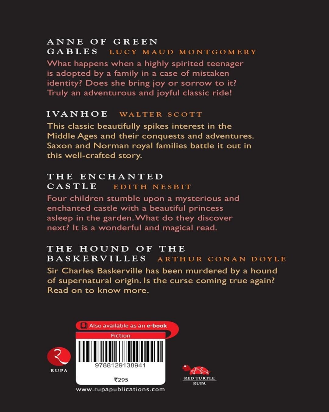 Junior Classics Book 10 by L M Montgomery, W Scott, E Nesbit, A Conan Doyle [Paperback]