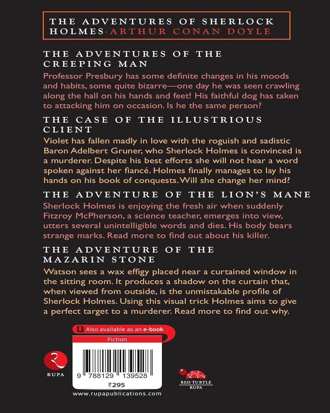 Junior Classics Book 18 by Arthur Conan Doyle [Paperback]