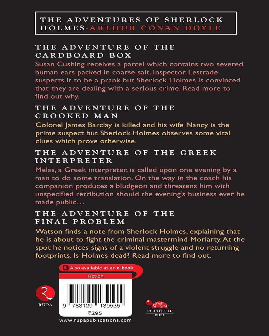 Junior Classics Book 19 by Arthur Conan Doyle [Paperback]