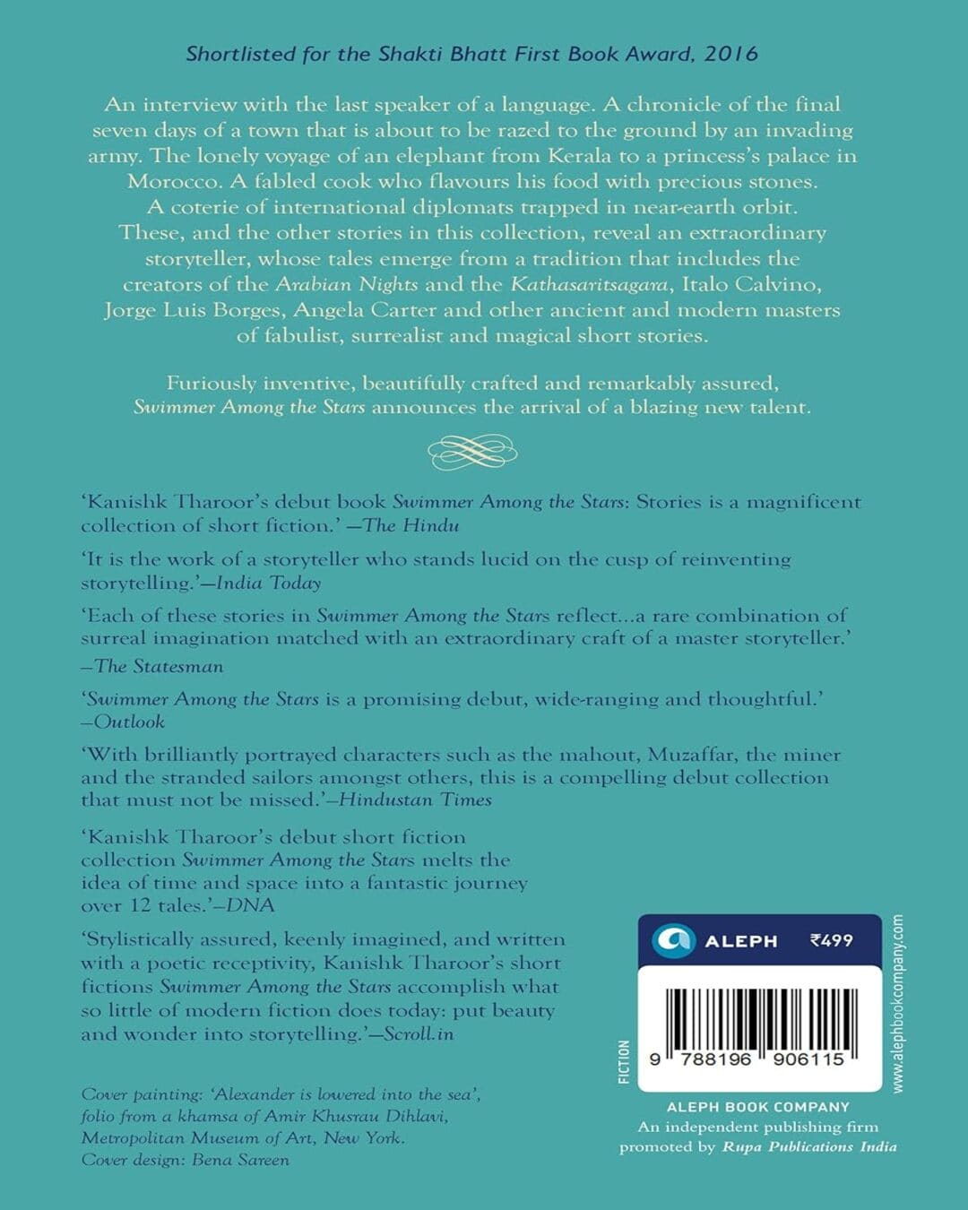 Swimmer Amoung The Stars by Kanishk Tharoor [Paperback]