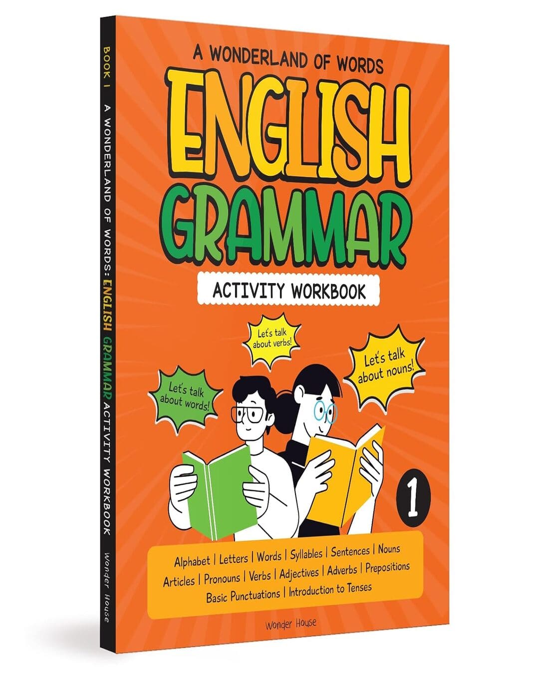 A Wonderland Of Words: English Grammar - Level 1 Activity Workbook by Wonder House Books [Paperback]