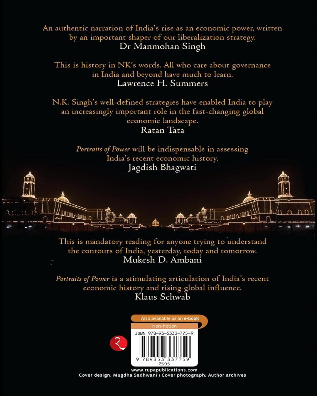 Portraits of Power: Half a Century of Being at Ringside by N.K. Singh [Hardcover]