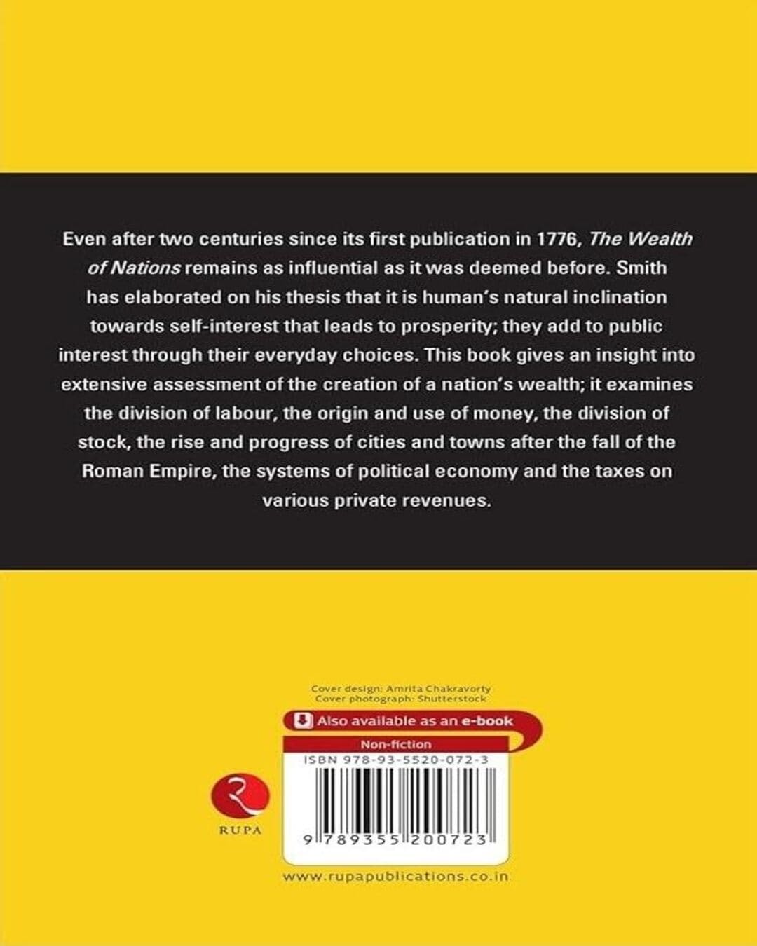 Wealth Of Nations The by Adam Smith [Paperback]