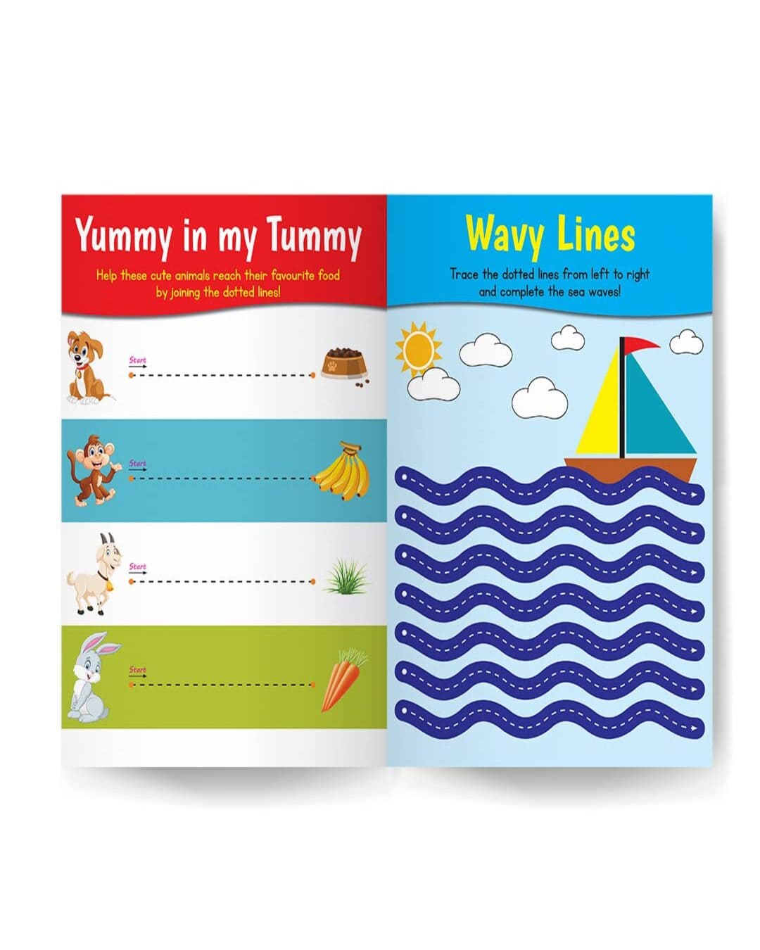 Pencil Control - Lines and Shapes Book for Kids [Paperback]