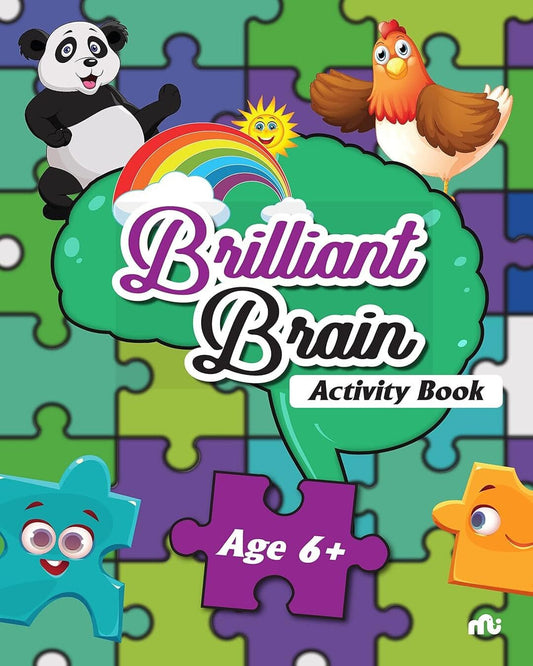 Brilliant Brain Activities Book (age 6+) by Moonstone [Paperback]