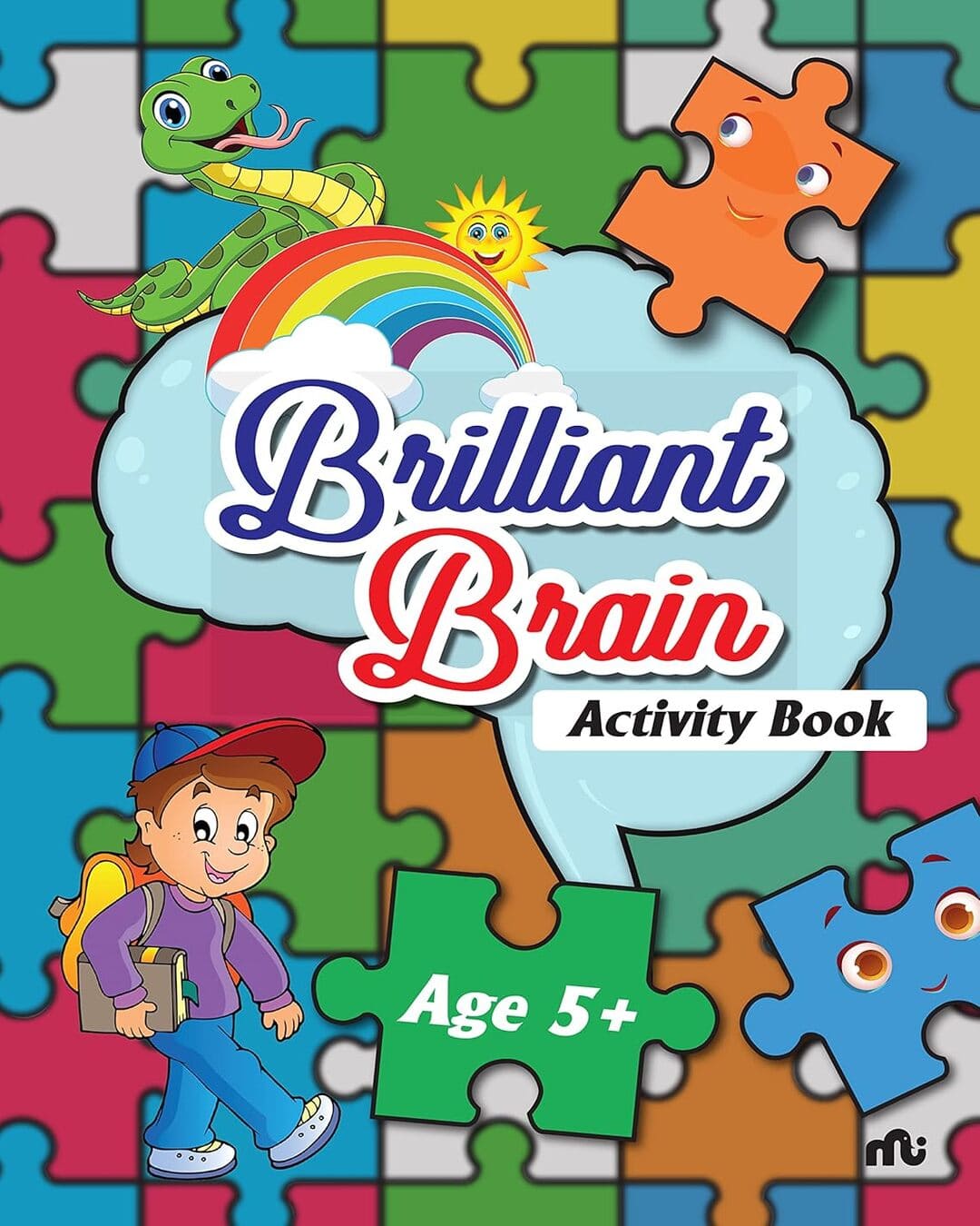 Brilliant Brain Activities Book (age 5+) by Moonstone [Paperback]
