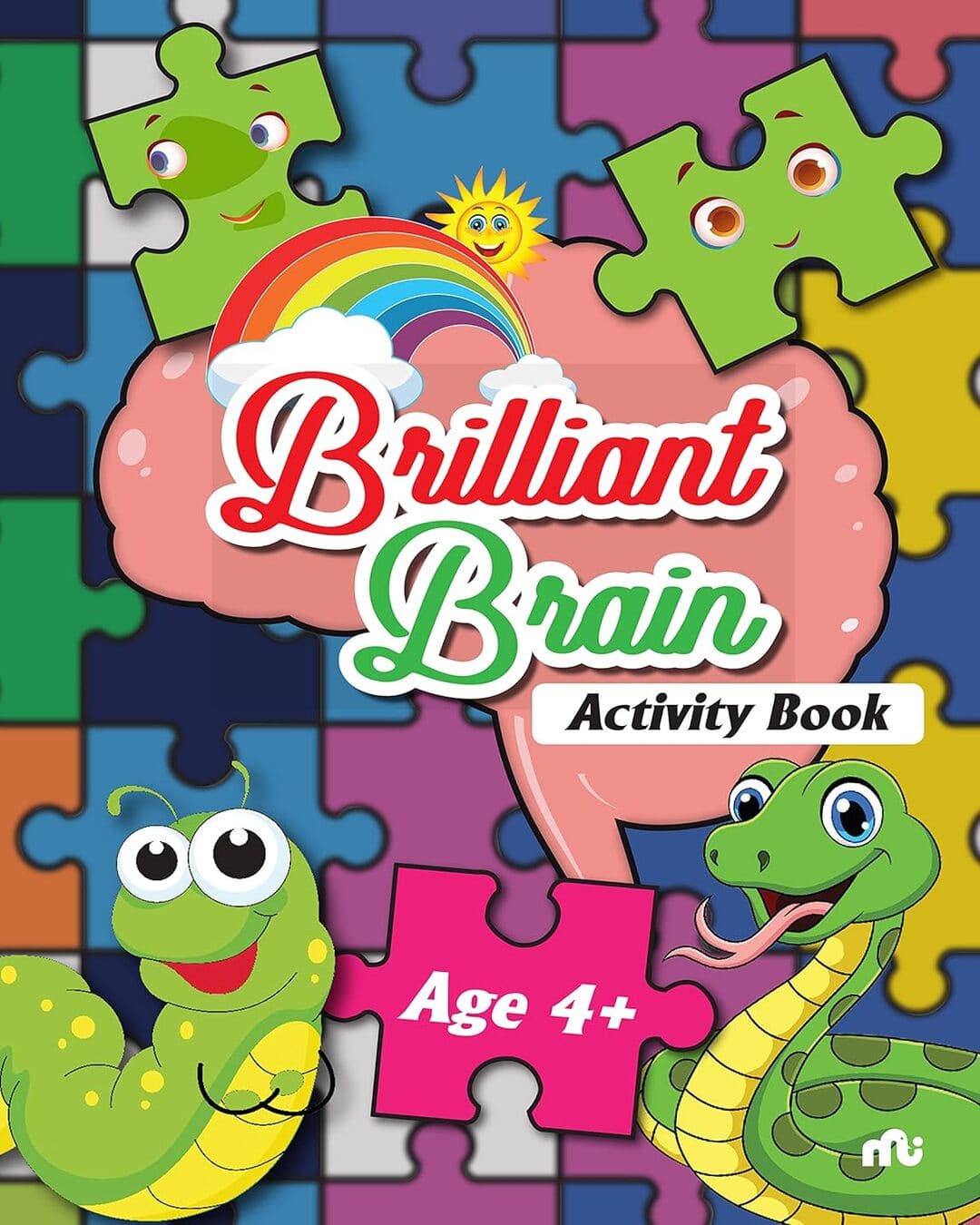 Brilliant Brain Activities Book (age 4+) by Moonstone [Paperback]