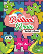 Brilliant Brain Activities Book (age 4+) by Moonstone [Paperback]