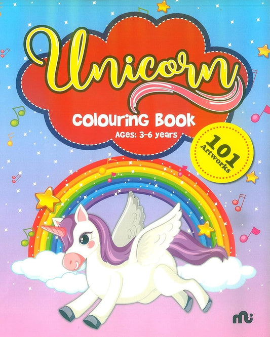 Unicorn Colouring Book: 101 Fun Activity Colouring Book For Children by Moonstone [Paperback]