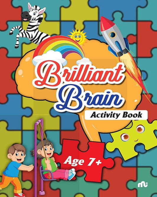 Brilliant Brain Activities Book (age 7+) by Moonstone [Paperback]