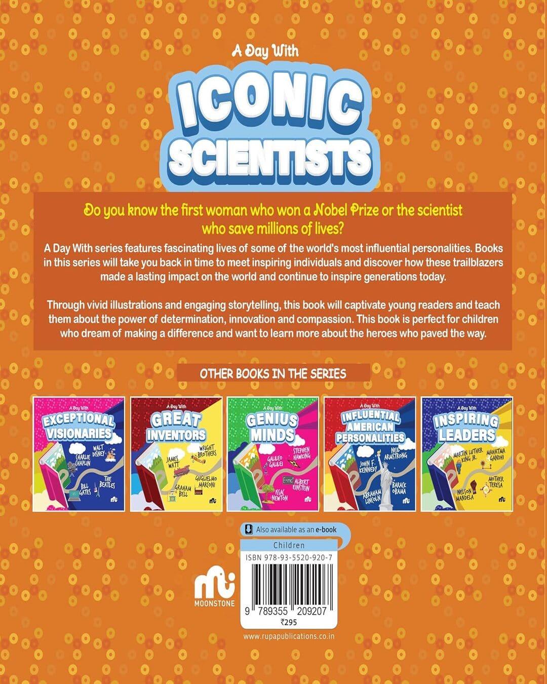 A Day With Iconic Scientists: Marie Curie, Benjamin Franklin, Louis Pasteur and Thomas Alva Edison [Paperback]