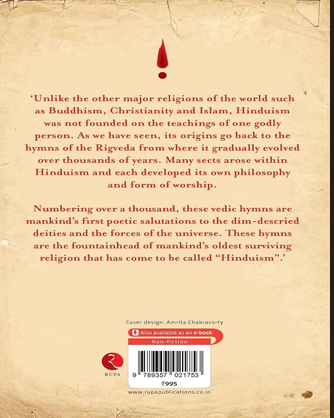Hinduism From Rig Veda To The Republic by Ram Varma [Paperback]