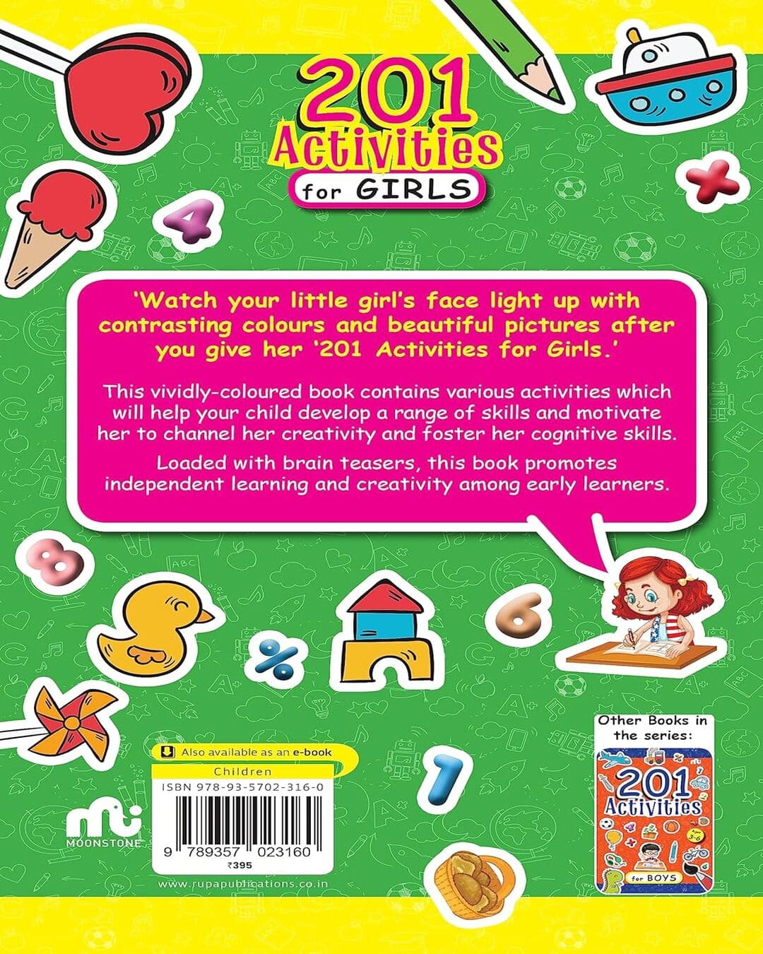 201 Activity Book For Girls [Paperback]