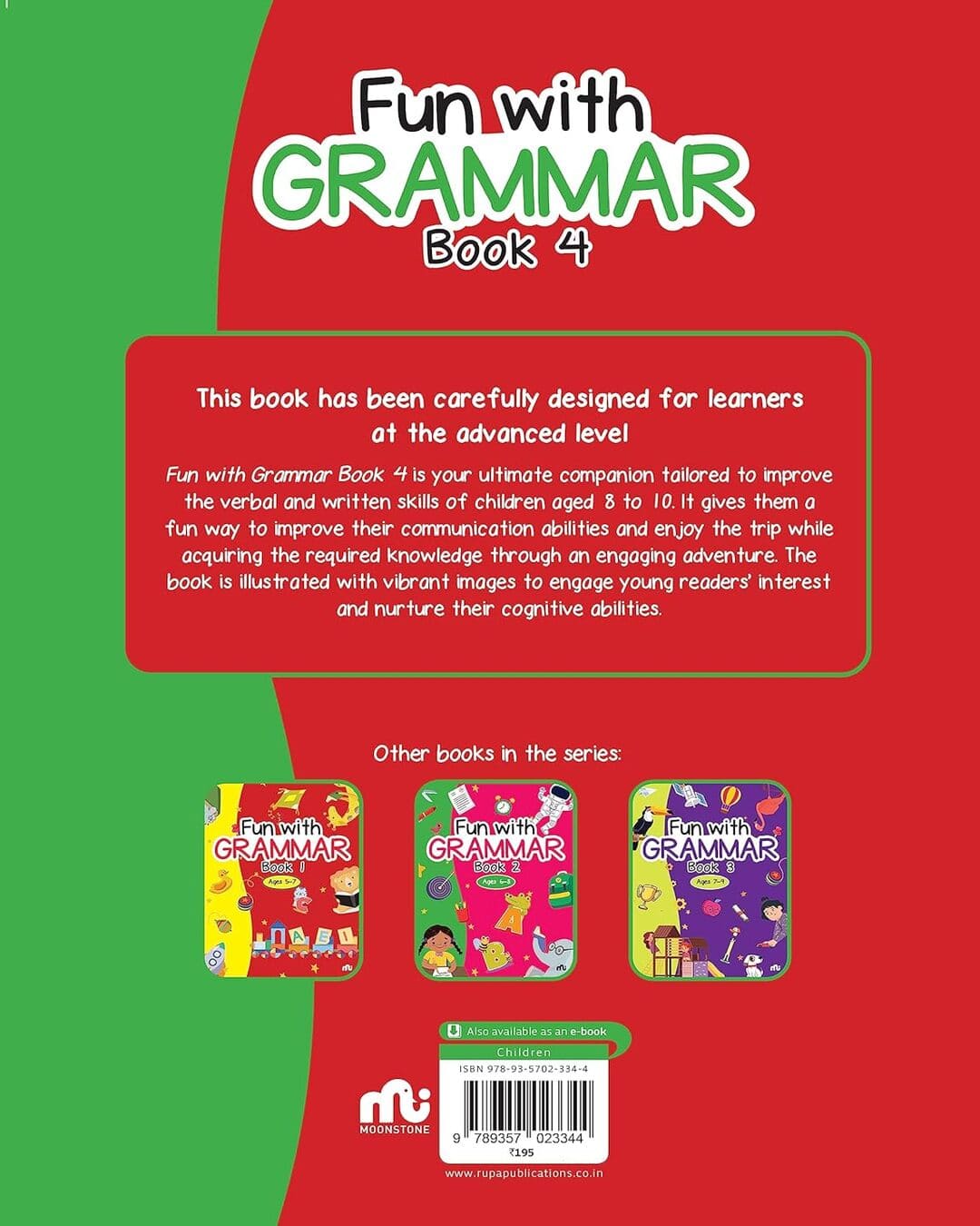 Fun With Grammar Book 4 by Moonstone [Paperback]