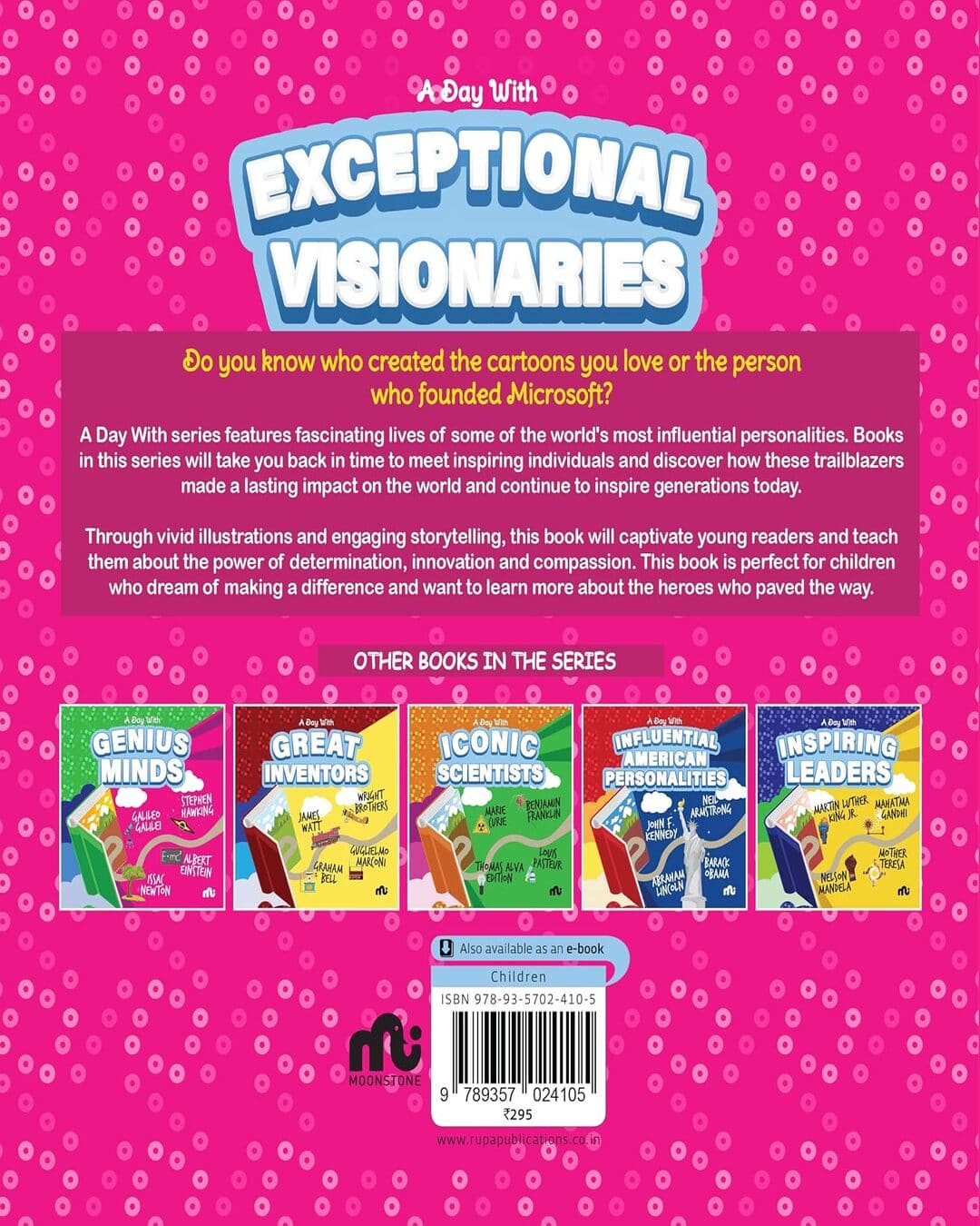 A Day With Exceptional Visionaries: Walt Disney, Bill Gates, Charlie Chaplin and The Beatles [Paperback]