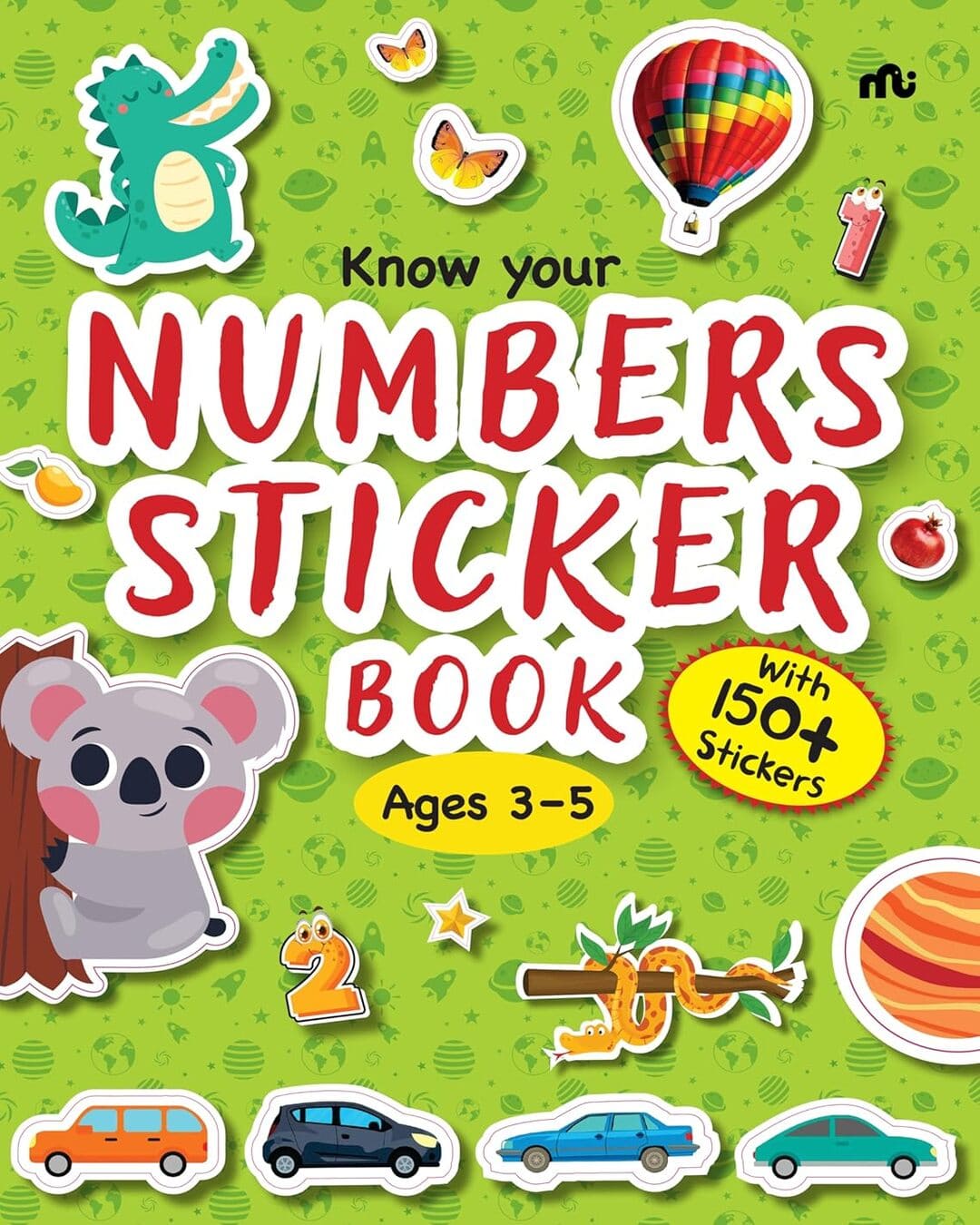 Know Your Numbers Sticker Book by Moonstone [Paperback]