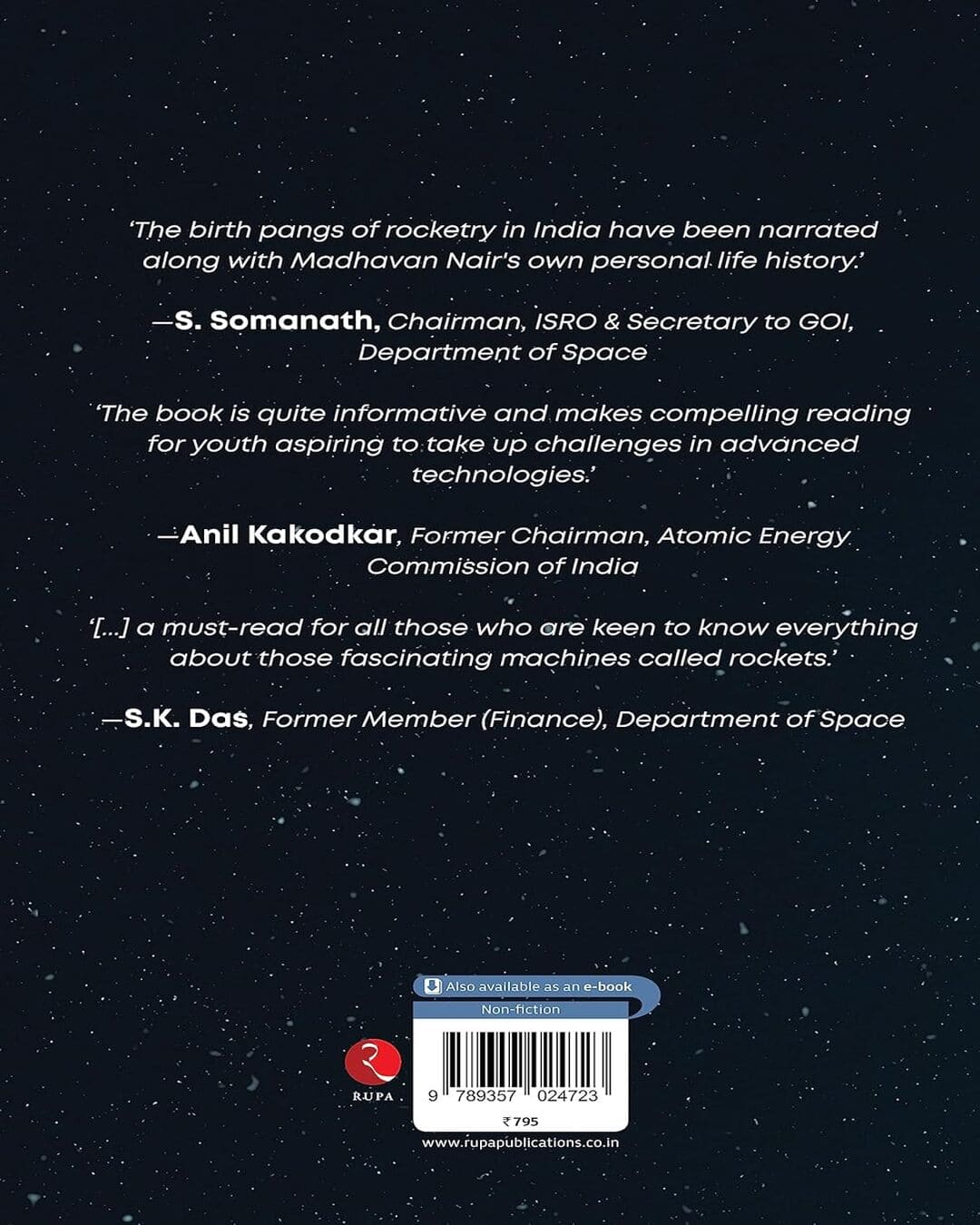 Rocketing Through the Skies : An Eventful Life at ISRO by G. Madhavan Nair [Hardcover]