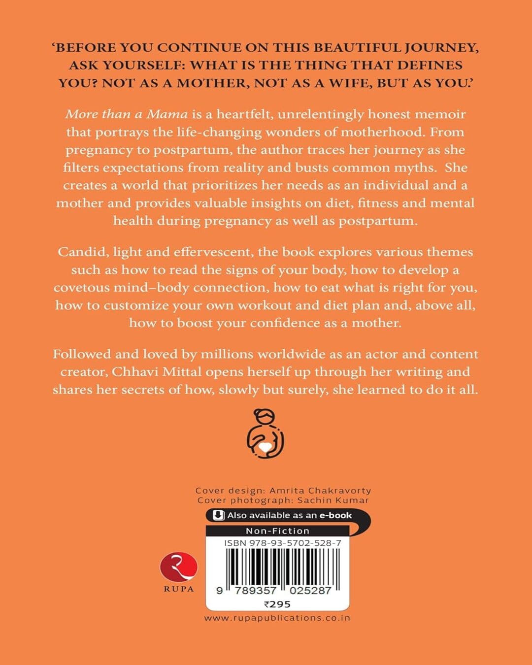 More than a Mama : A Memoir on Motherhood by Chhavi Mittal [Paperback]