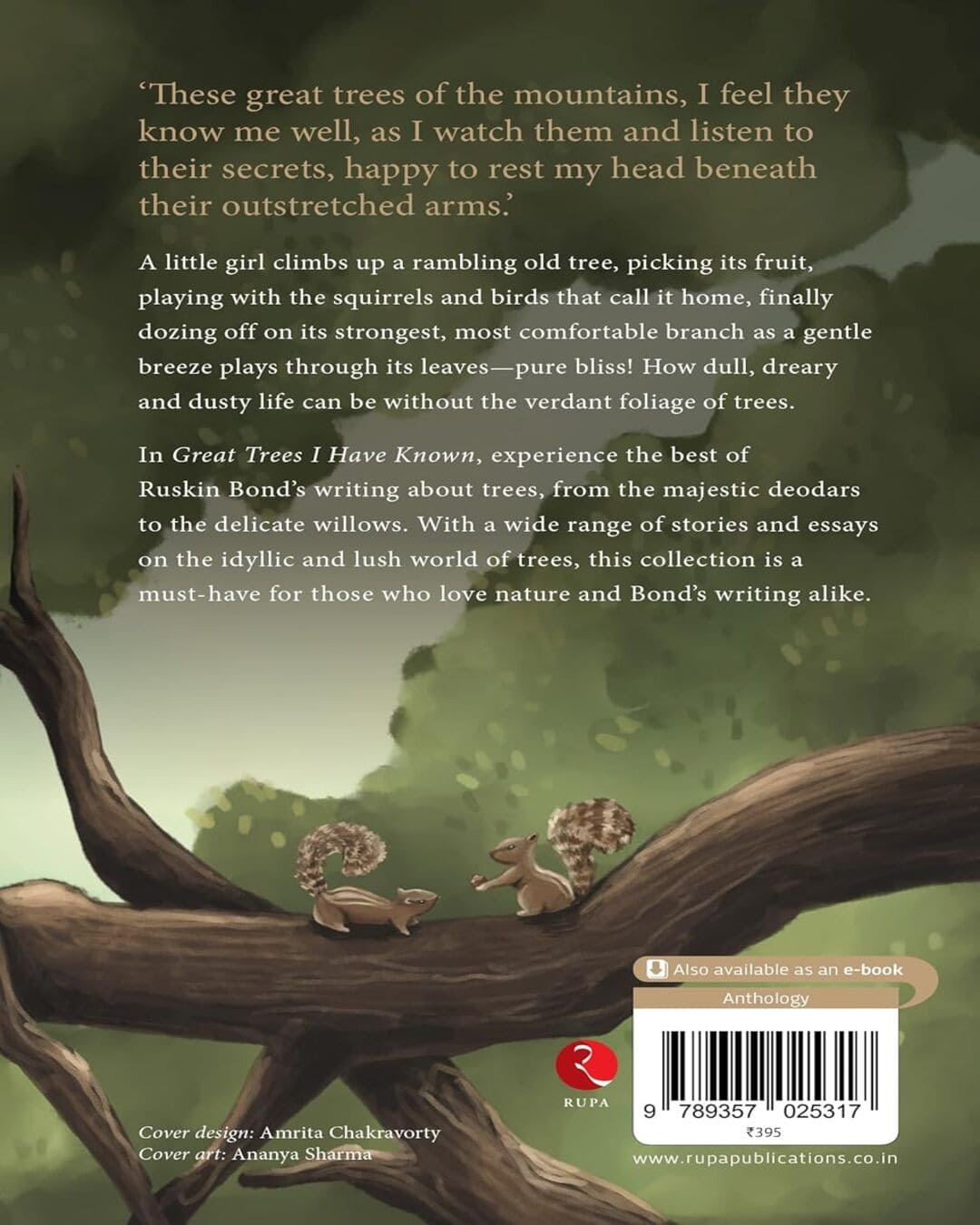 Great Trees I Have Known by Ruskin Bond [Paperback]