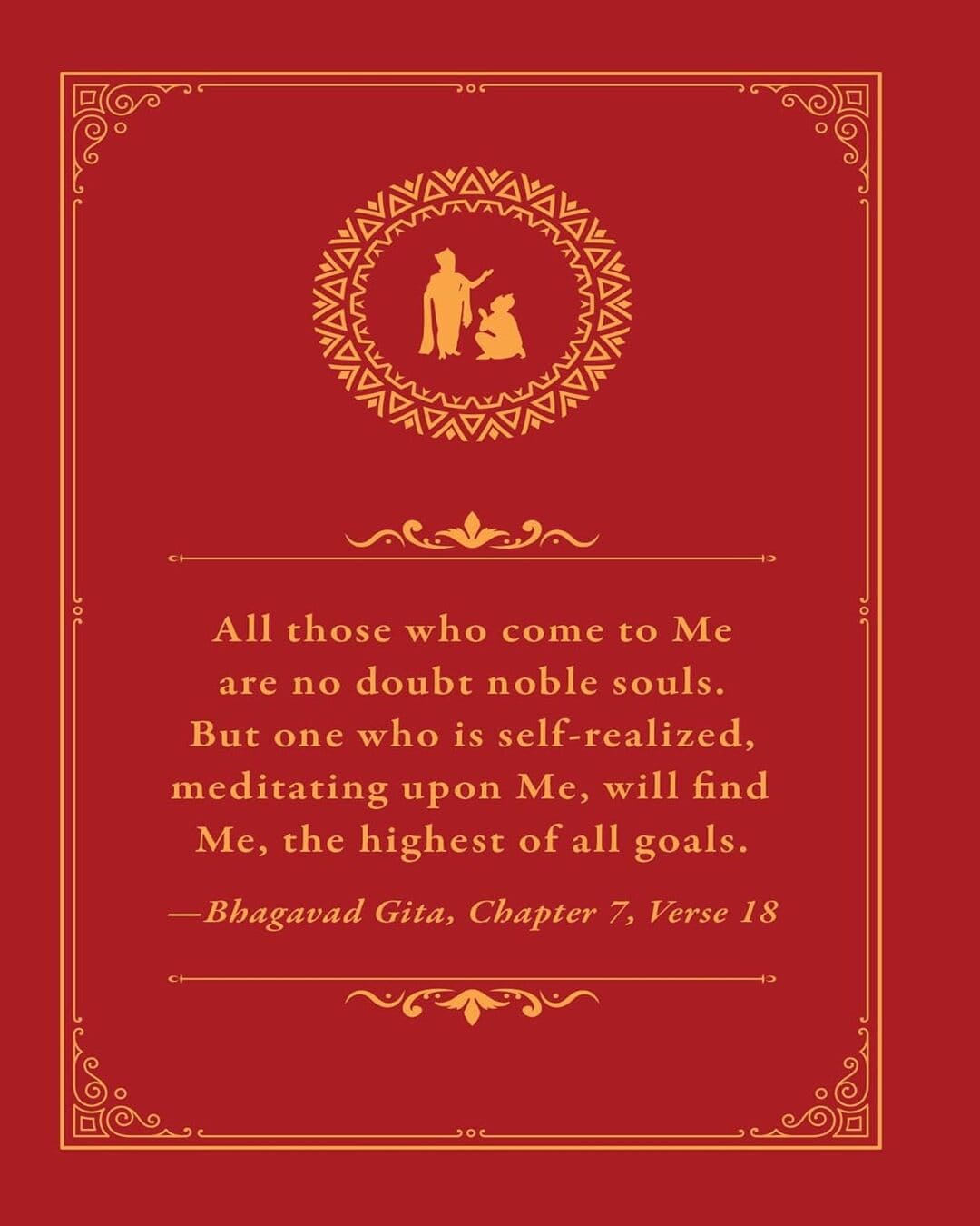 Bhagavad Gita: The Holy Text Of Self-awareness And Enlightenment [Hardcover]