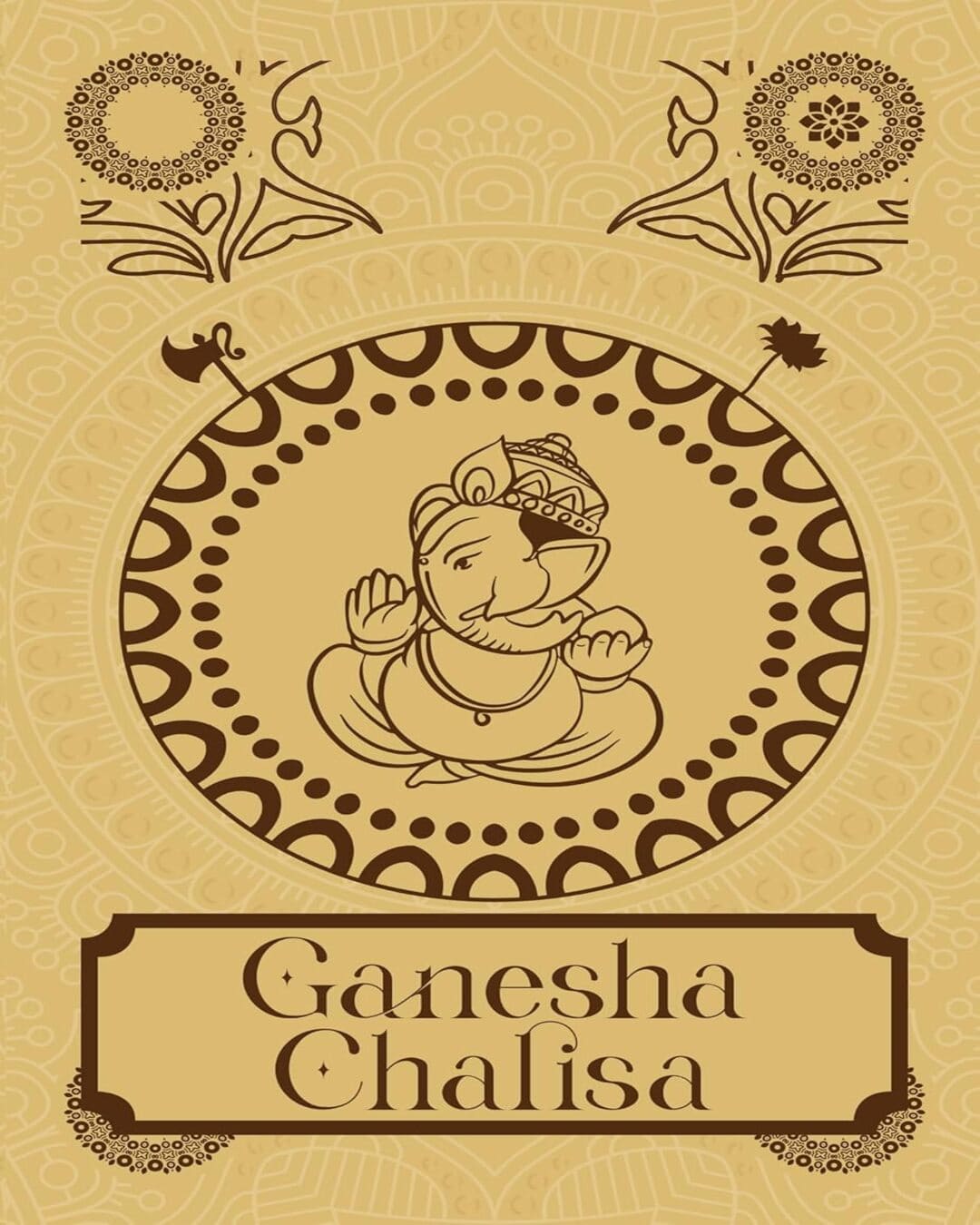 Ganesha Chalisa (In English and Hindi) - (Religious / Spiritual / Chalisa / Mantra Books) by Sanskriti Press [Hardcover]