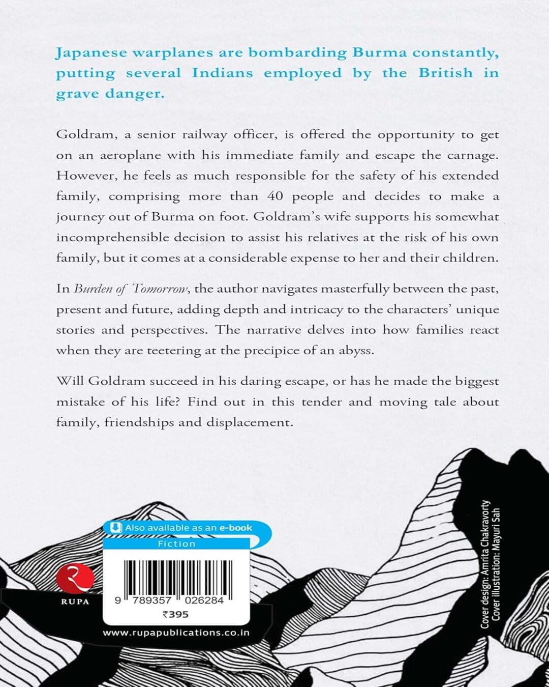 Burden Of Tomorrow by Subhash Chandra Narula [Paperback]