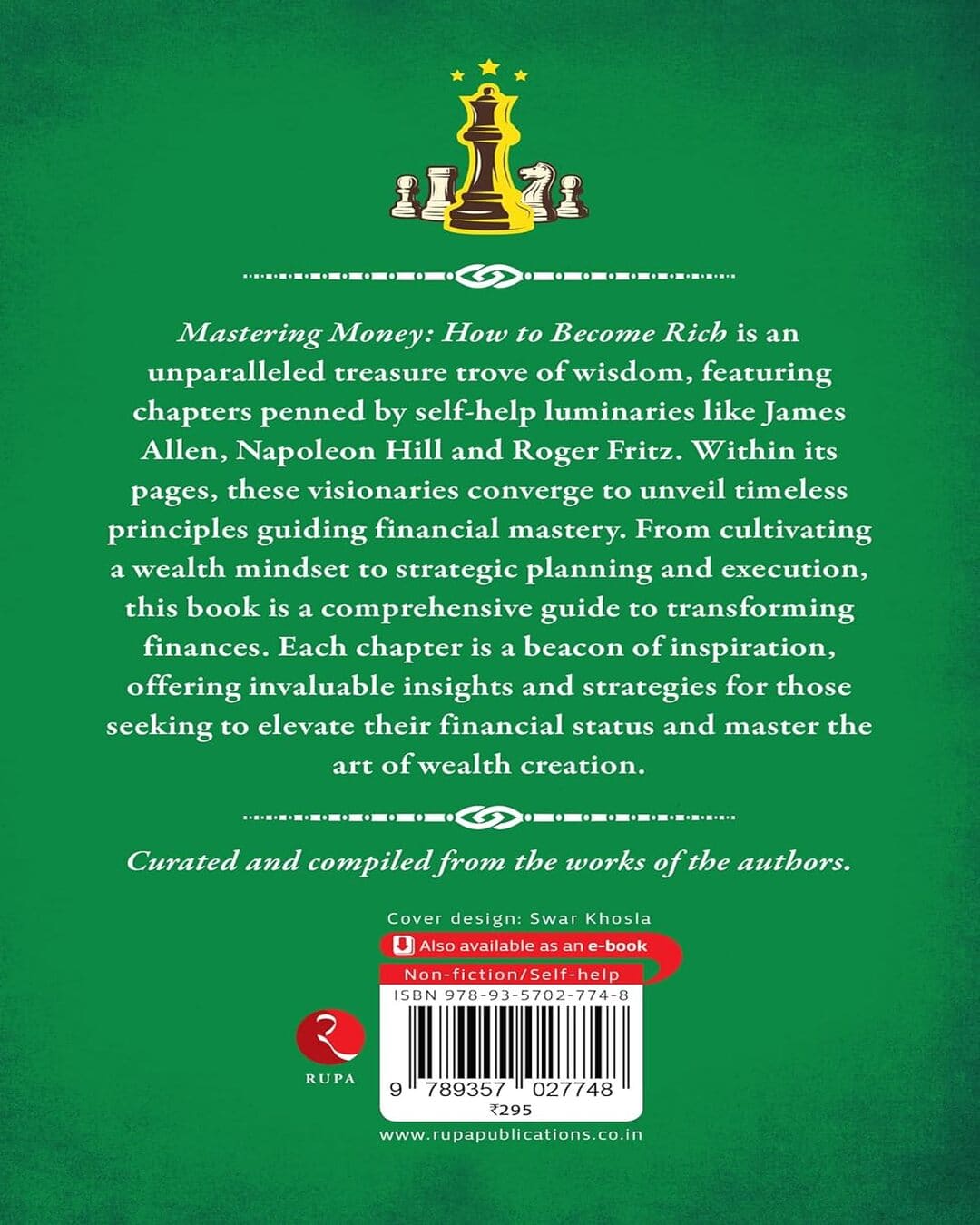 Mastering Money: How To Become Rich by James Allen, Napoleon Hill , Roger Fritz [Paperback]