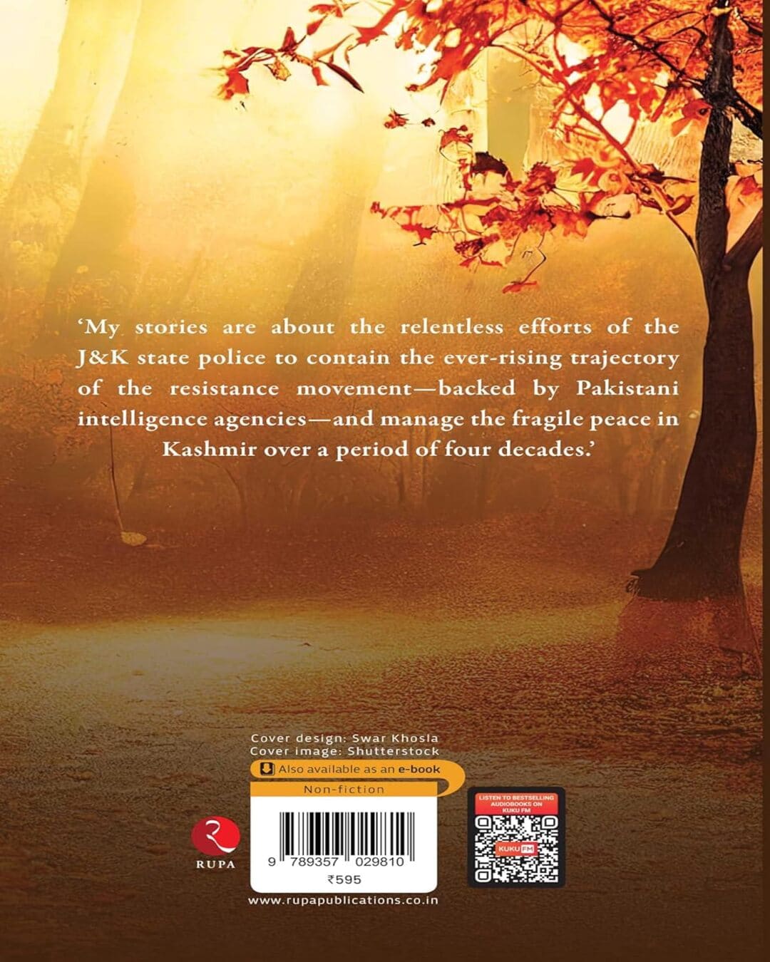 Guns Under My Chinar: Kashmir’s Covert Wars by A.M. Watali [Hardcover]