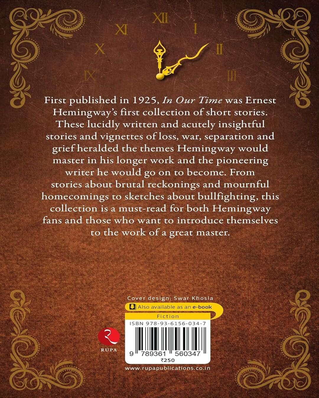 In Our Time by Ernest Hemingway [Paperback]