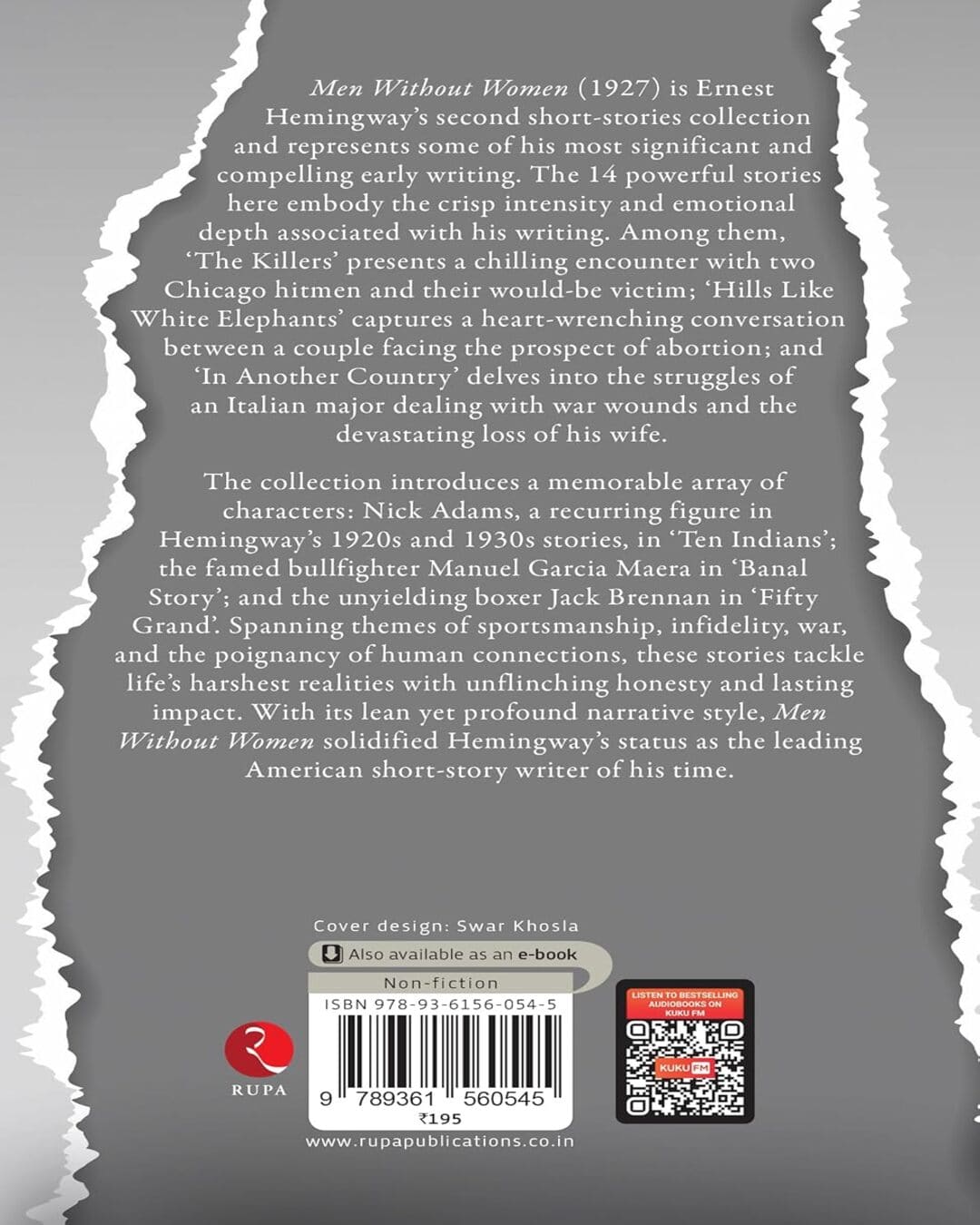 Men Without Women by Ernst Hemingway [Paperback]