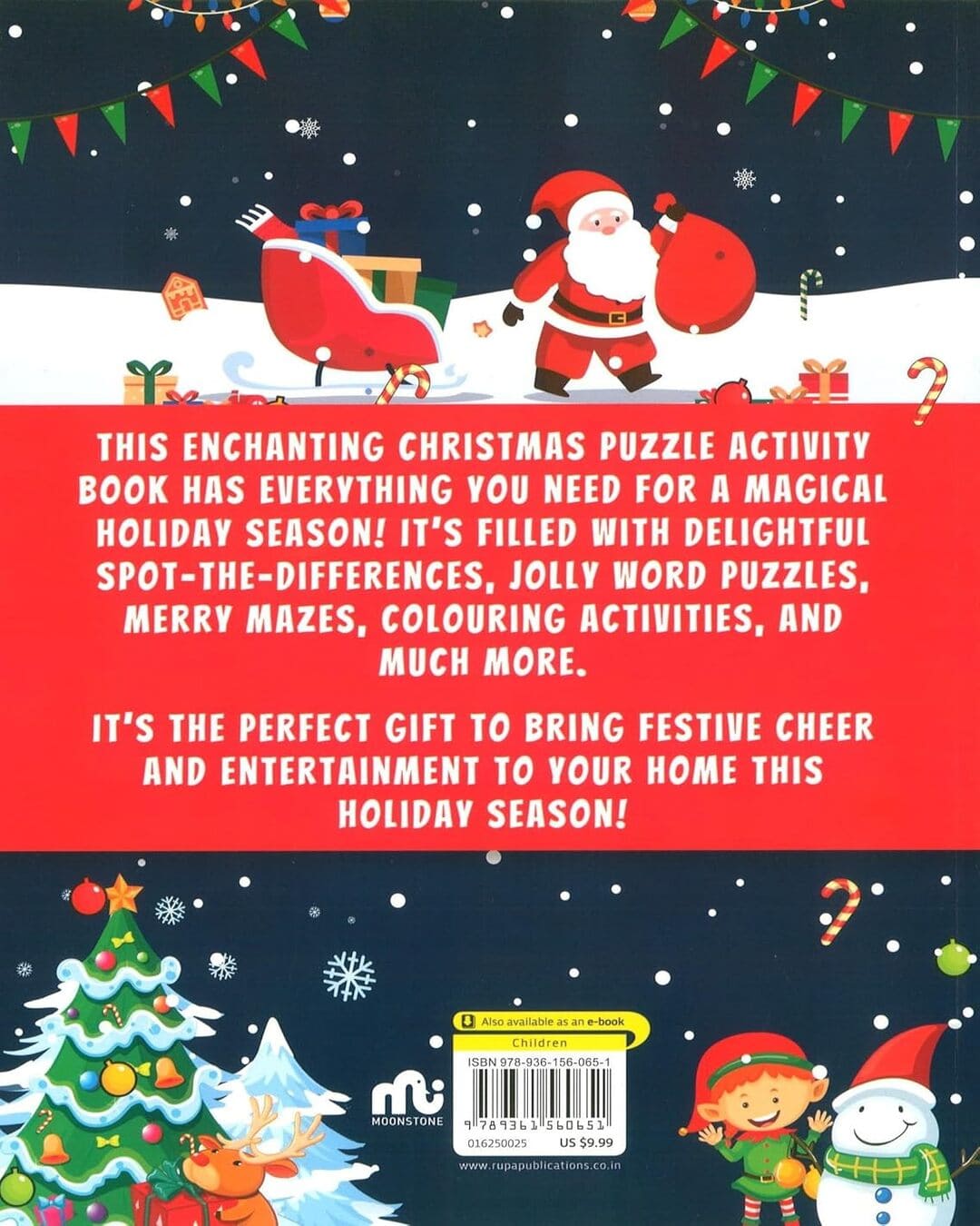 The Amazing Christmas Activities With Santa by Moonstone [Paperback]