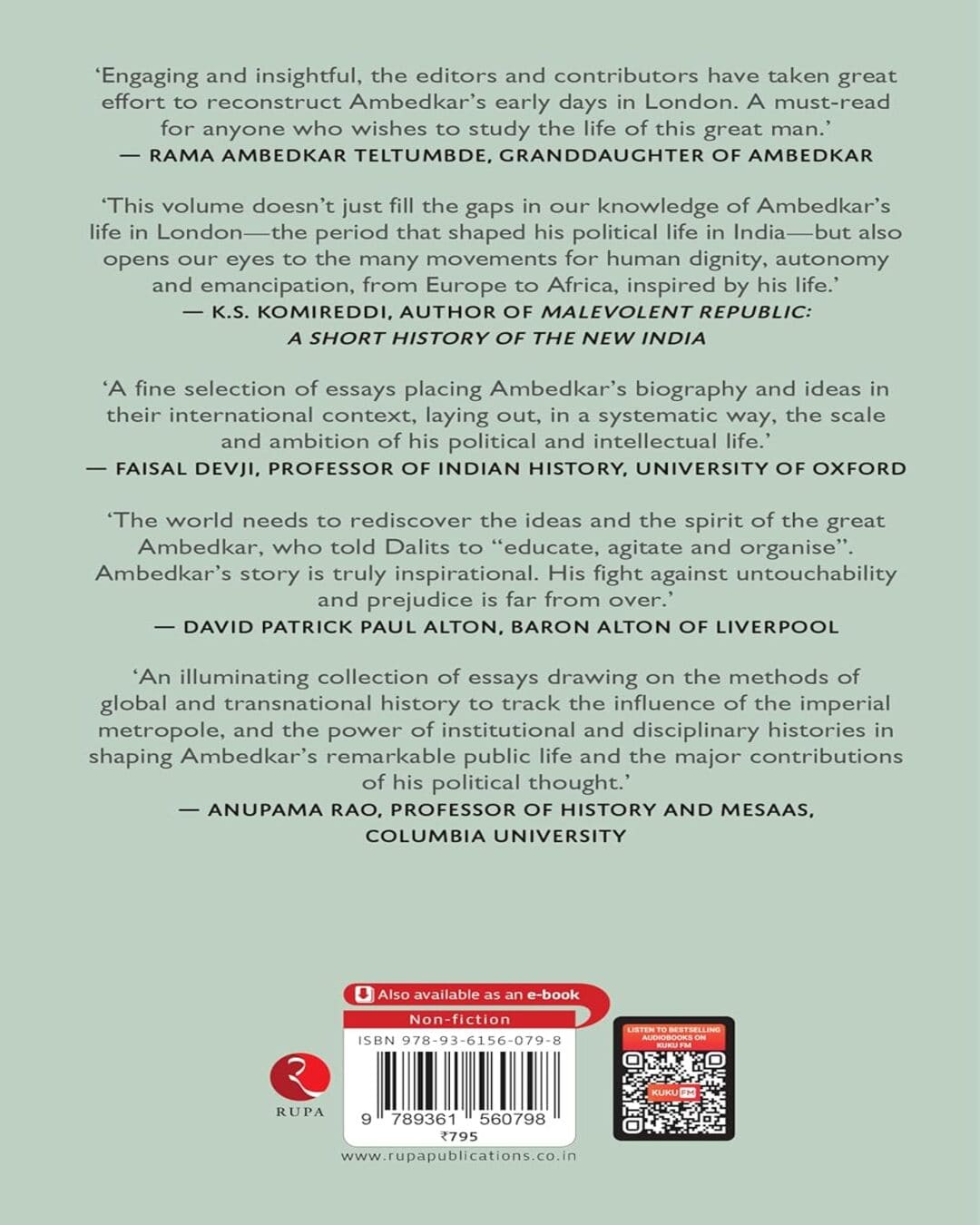 Ambedkar In London by William Gould, Santosh Dass, Christophe Jaffrelot  [Hardcover]