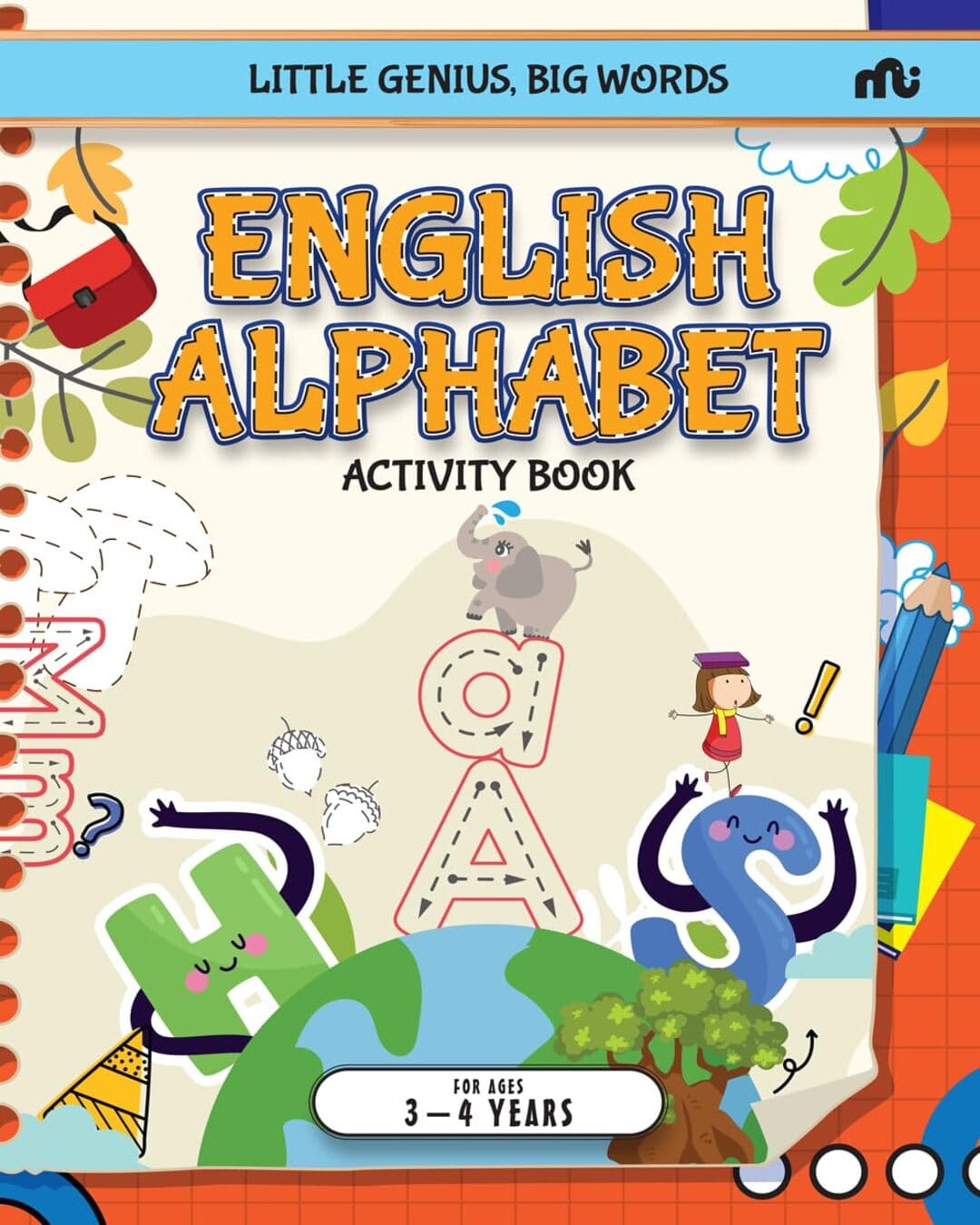 Little Genius,big Words: English Alphabet Activity Book [Paperback]