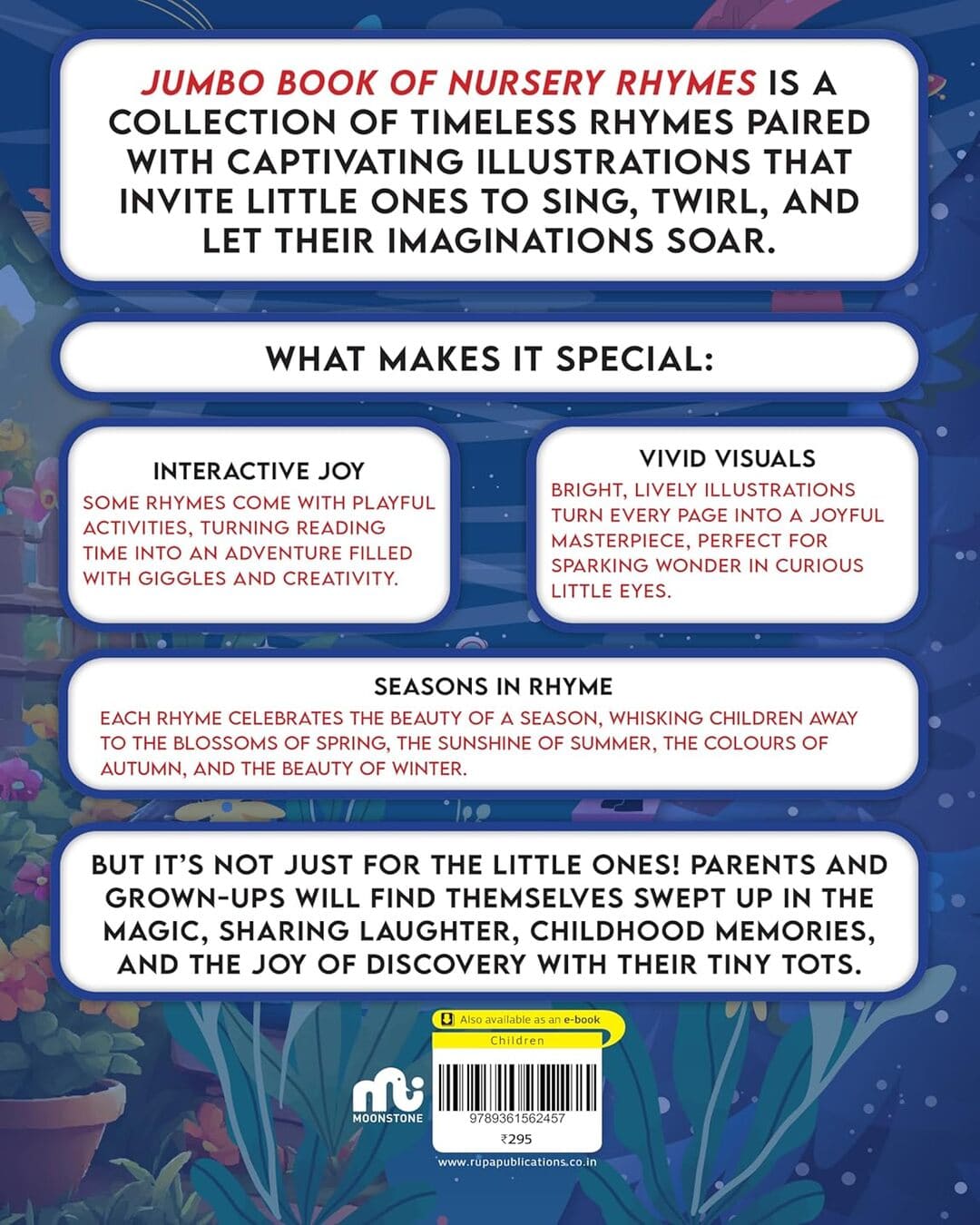 Jumbo Book Of Nursery Rhymes by Moonstone [Paperback]