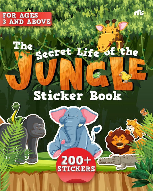 The Secret Life of the Jungle Sticker Book 200+ Stickers by Moonstone [Paperback]