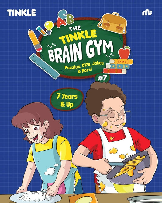 The Tinkle Brain Gym Vol 7 : Puzzles, DIYs, Jokes & More! [Paperback]