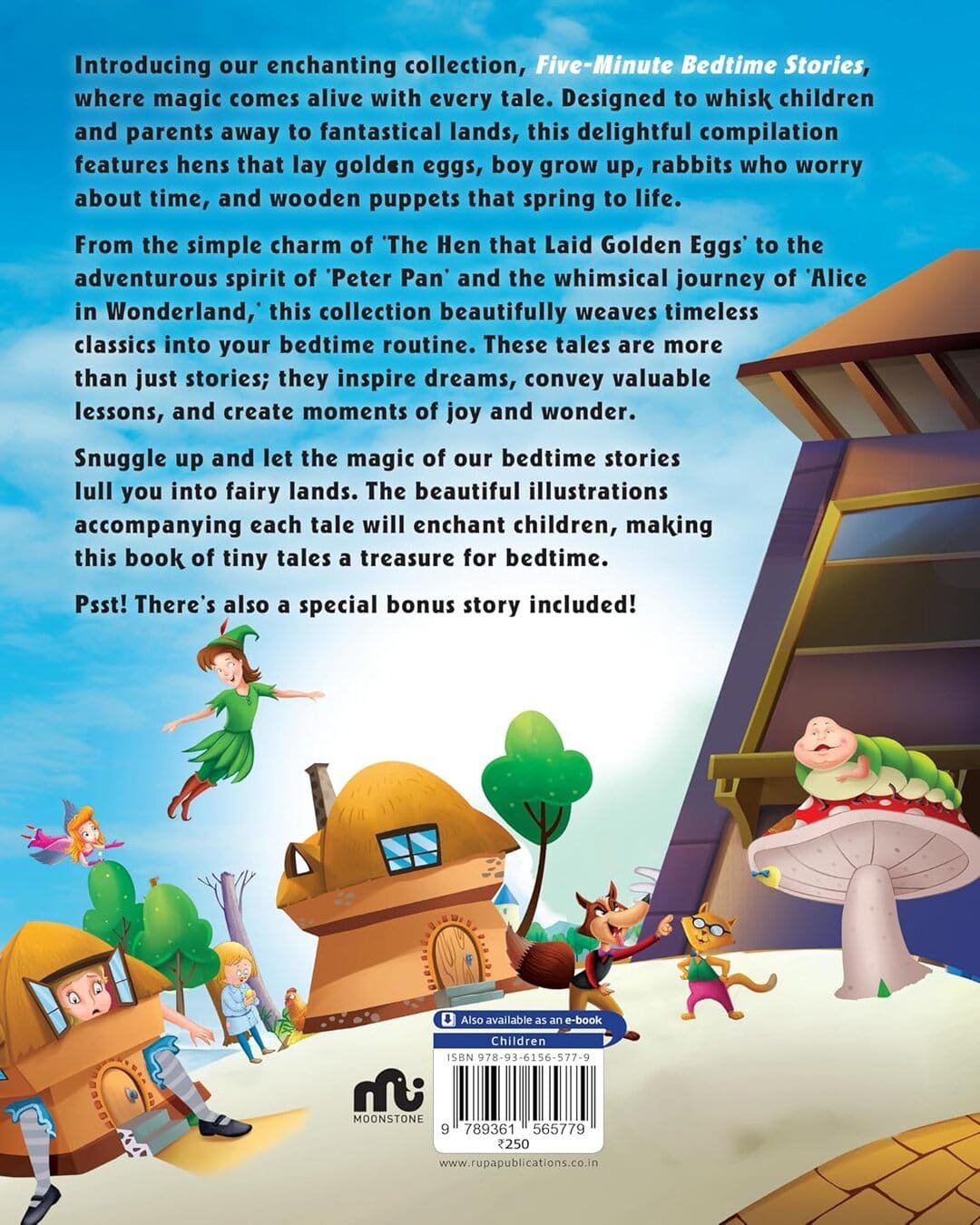 5 Minute Bedtime Stories by Moonstone [Paperback]