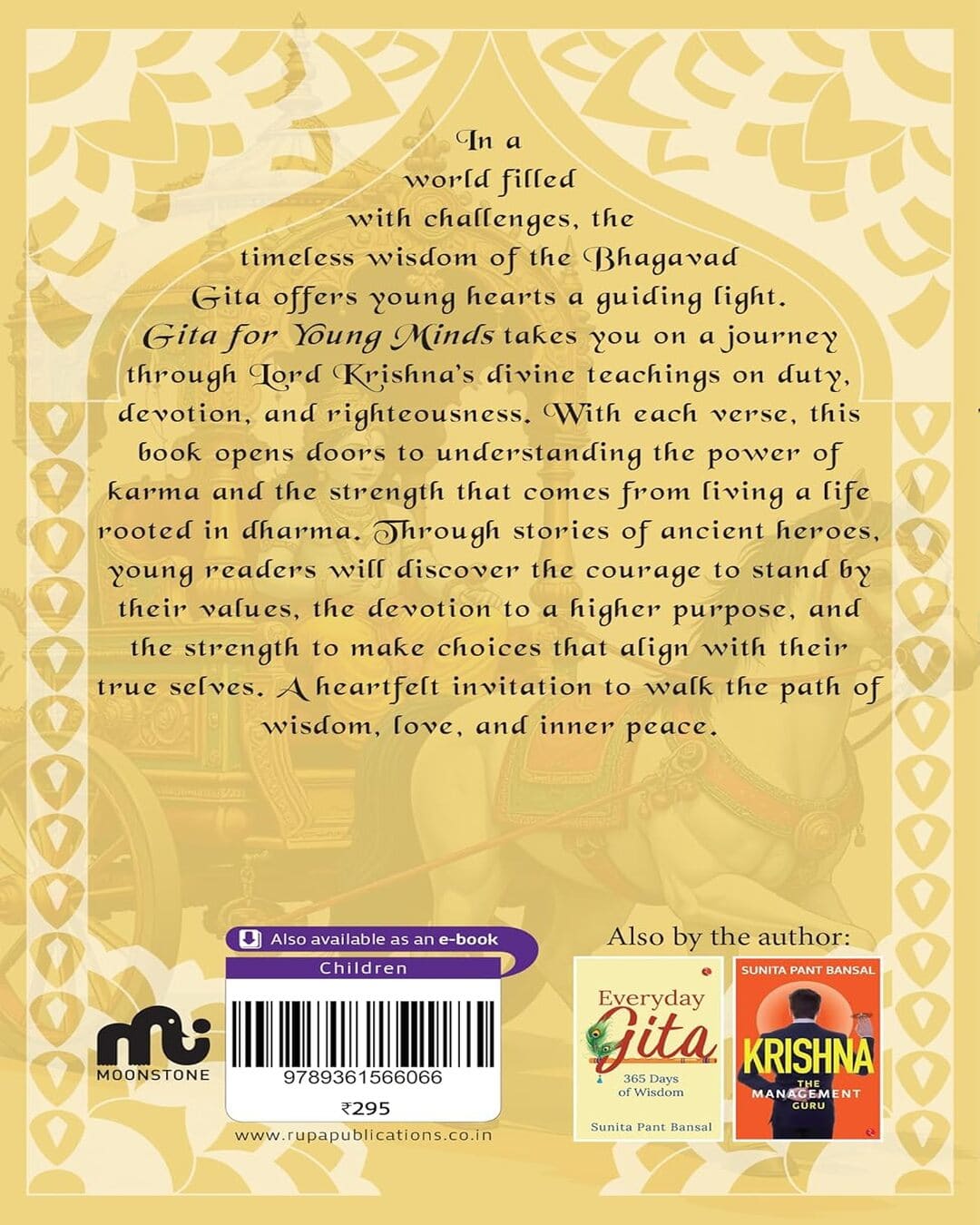 Gita For Young Minds by Sunita Pant Bansal [Paperback]