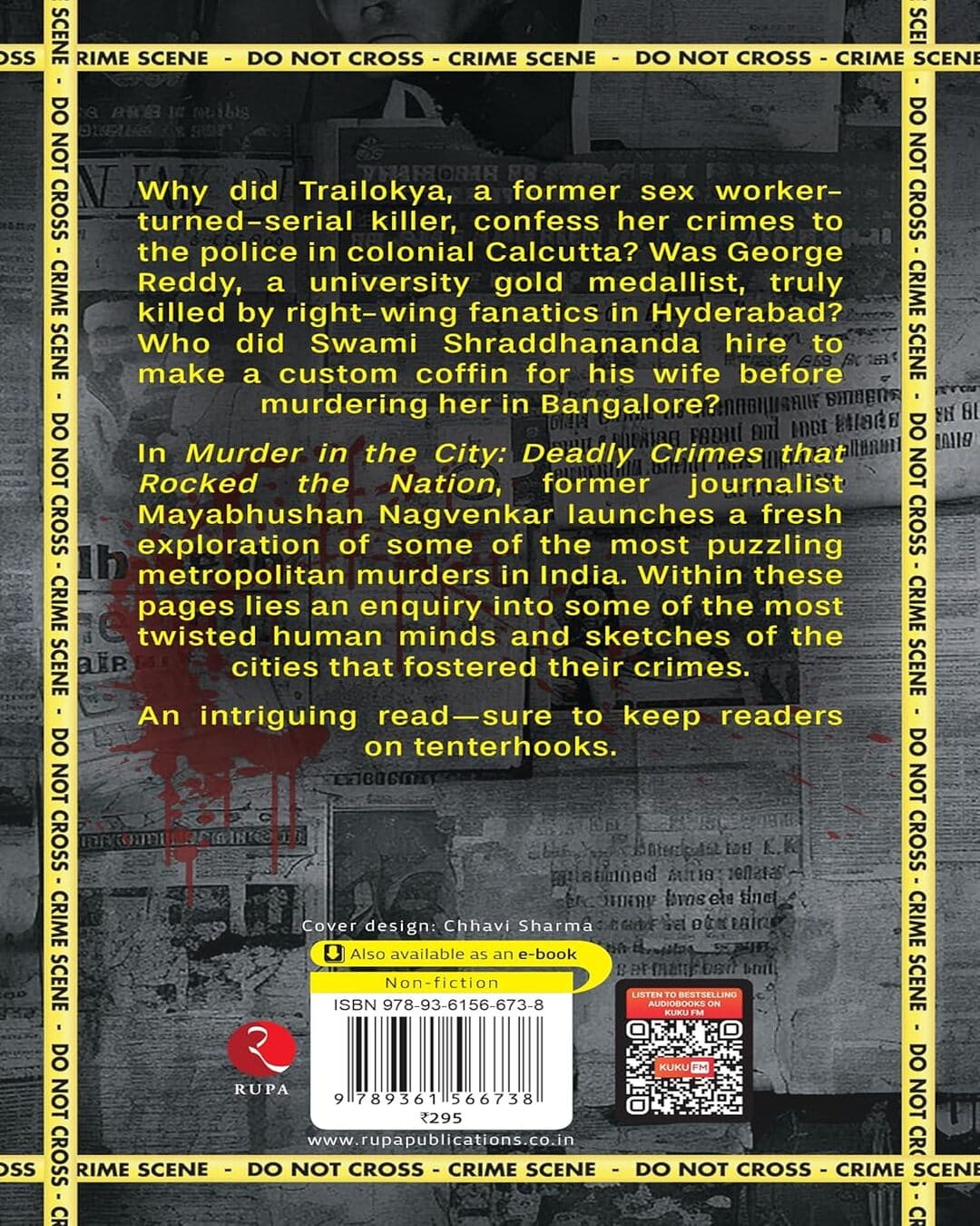 Murder in the City: Deadly Crimes that Rocked the Nation by Mayabhushan Nagvenkar [Paperback]