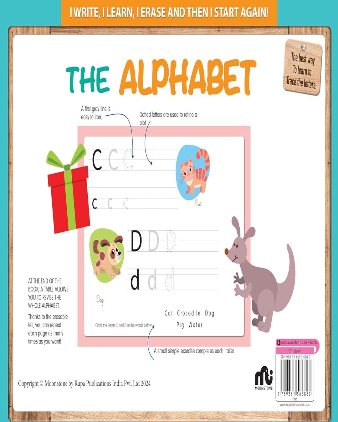 Wipe n Clean : The Alphabet by Moonstone [Hardcover]