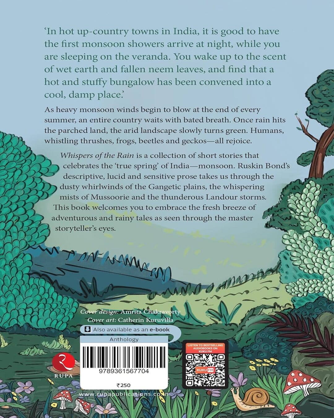 Whispers Of Rain by Ruskin Bond [Paperback]