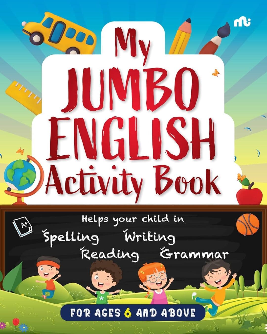 My Jumbo English Activity Book: Helps your child in Spelling, Reading, Writing, Grammar [Paperback]