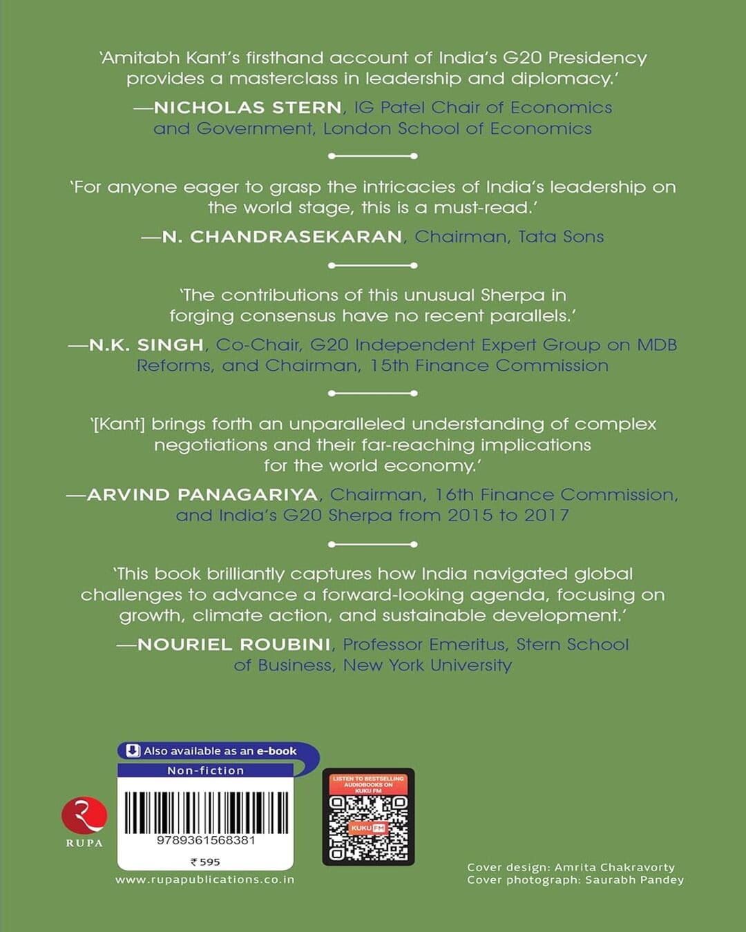 How India scaled Mt G20: The Inside Story of The G20 Presidency by Amitabh Kant [Hardcover]